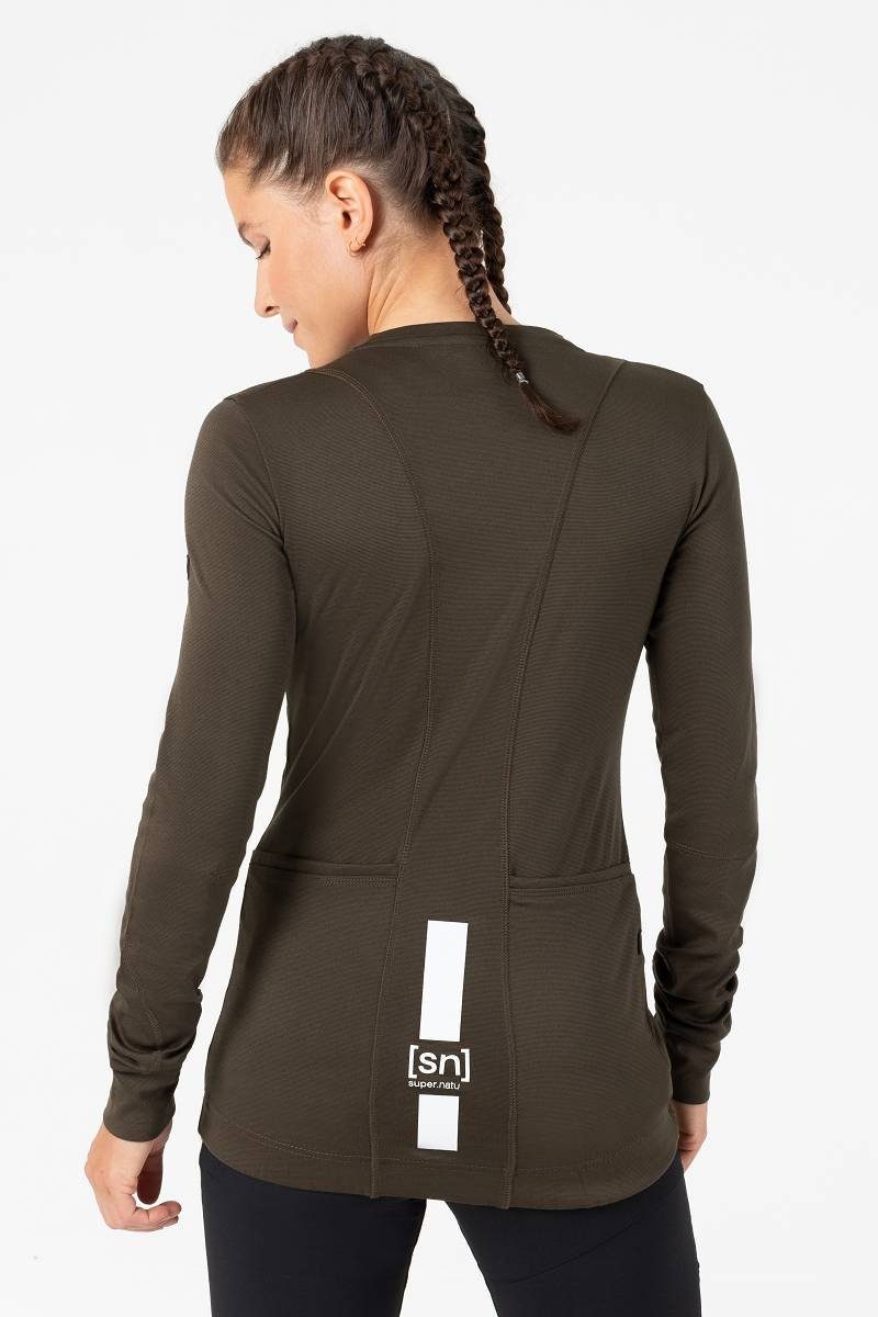 SUPER.NATURAL Radtrikot Merino Fahrradtrikot W GRAVA günstig online kaufen
