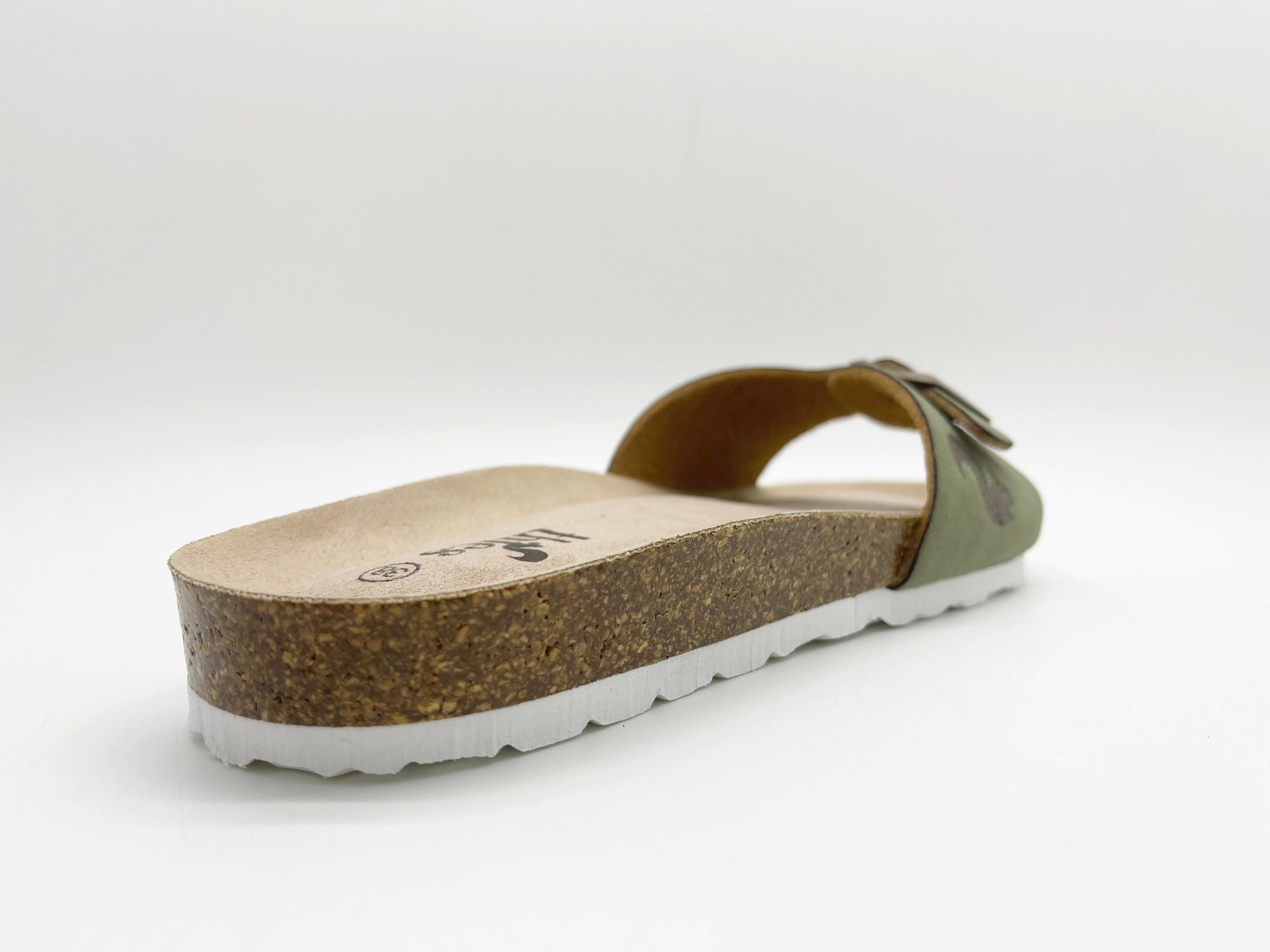 Vegan Bio 1856 Strap thies Emerald Eco Sandale Sandal