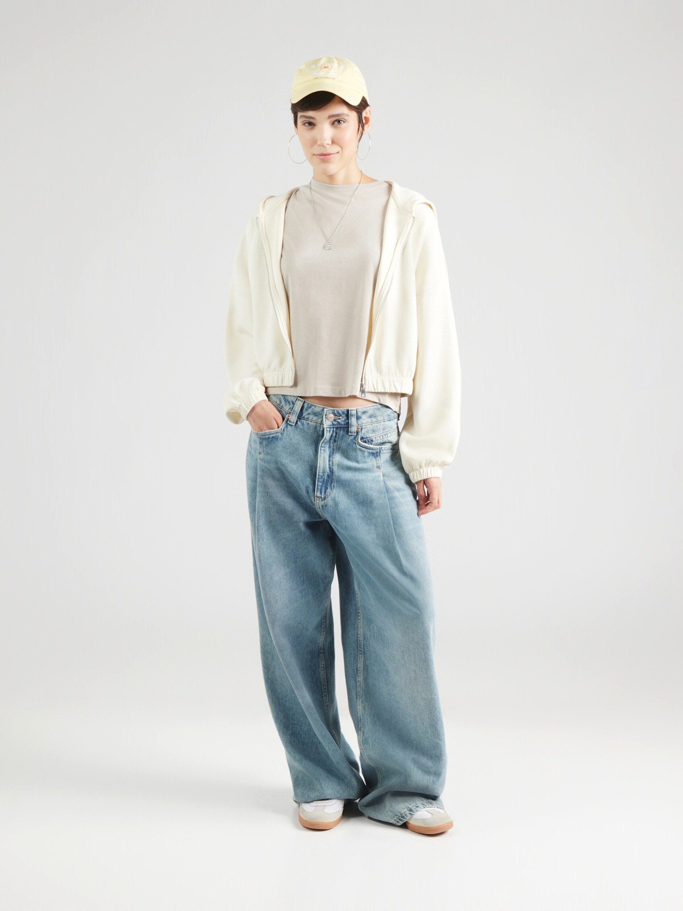 ONLY Sweatjacke ONLScarlett (1-tlg) Drapiert/gerafft – Bild 3 von 5