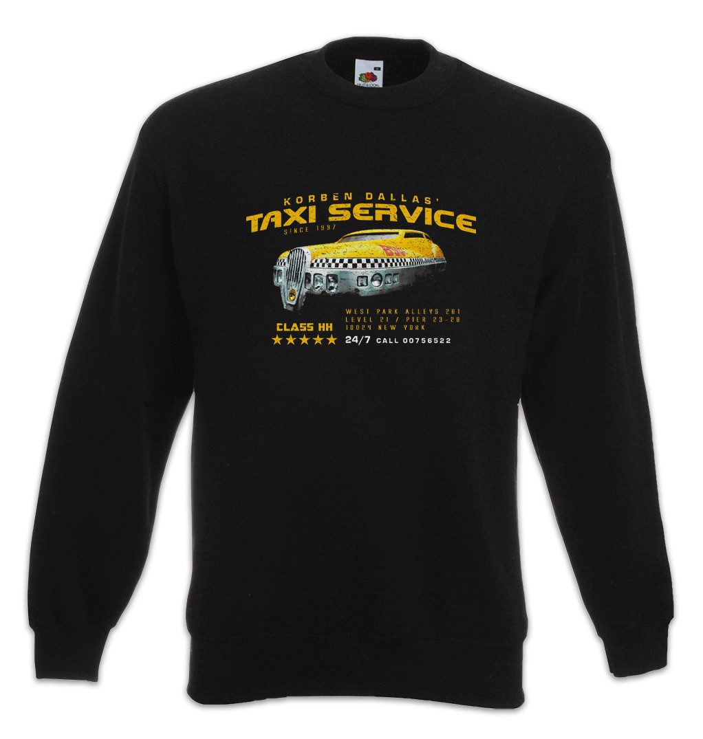 Sweatshirt Korben Dallas Taxi Service Sweatshirt Das fünfte The Fifth Element 5