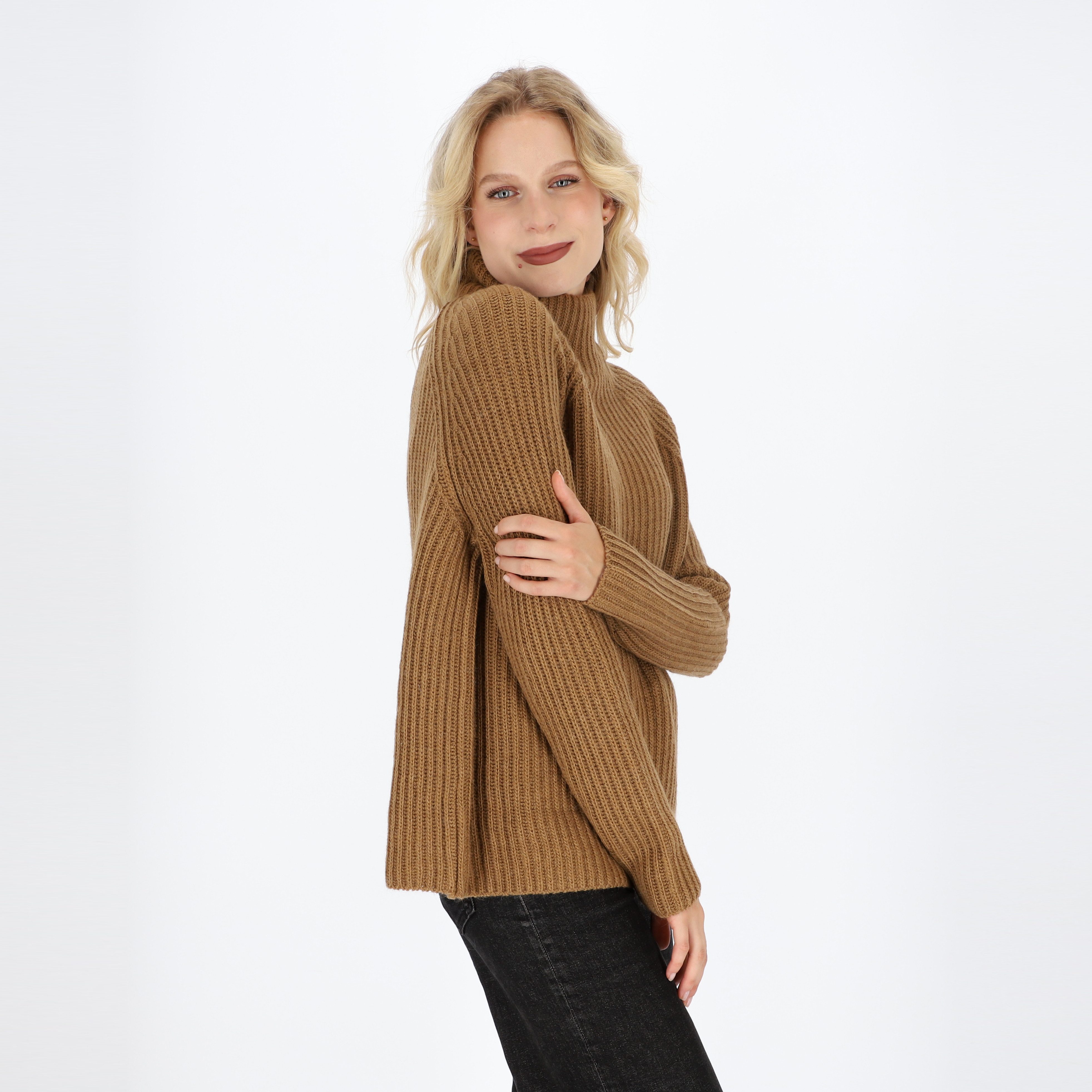 halsüberkopf Accessoires Strickpullover Stehkragen aus hochwertigem günstig online kaufen