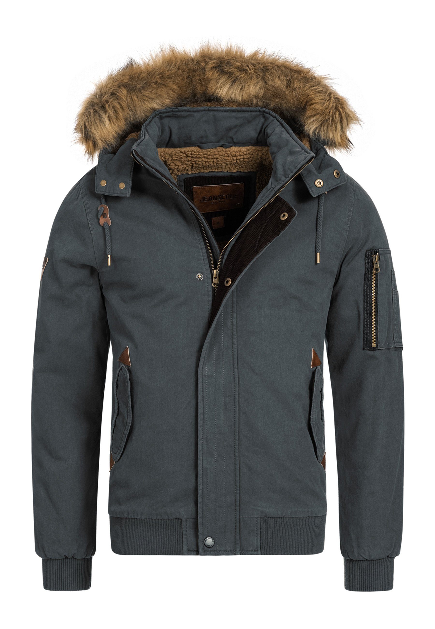 Dk Grey Indicode Winterjacke Pennington