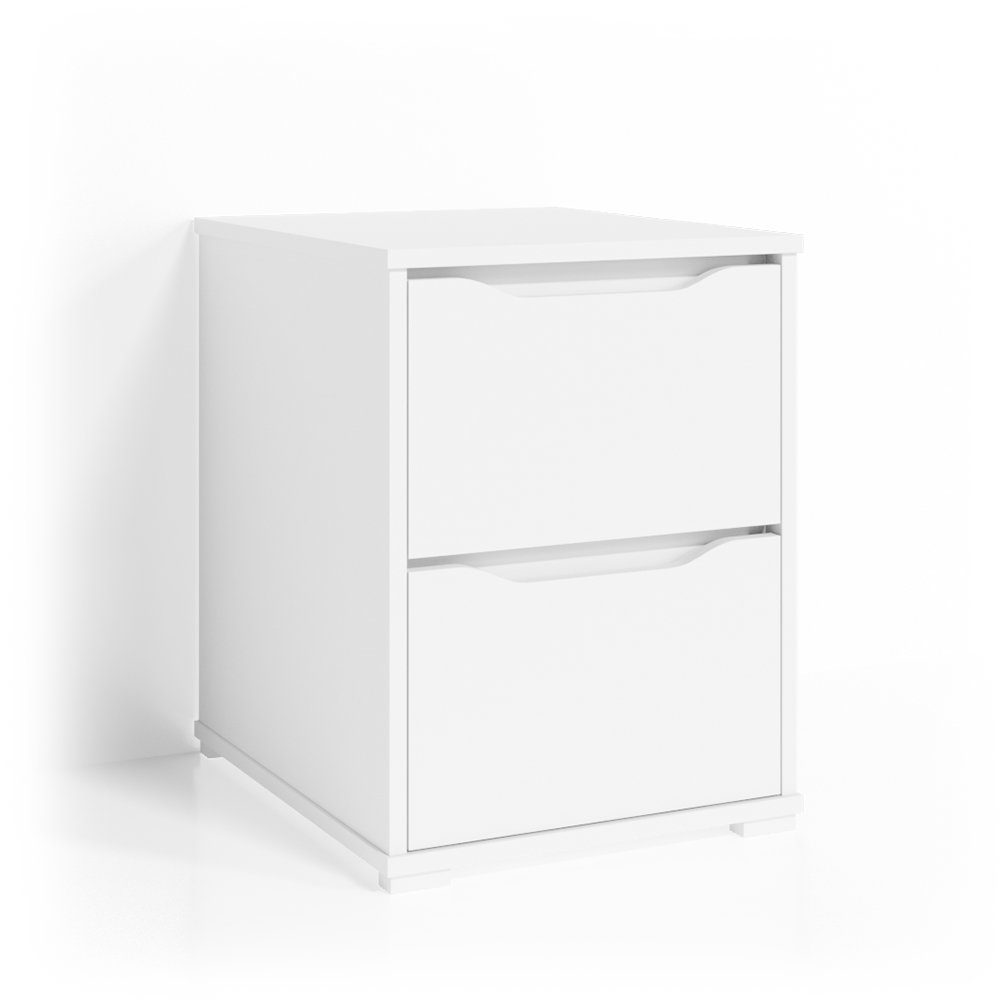 Vicco Kommode Ruben, Weiß, 40 x 54 cm