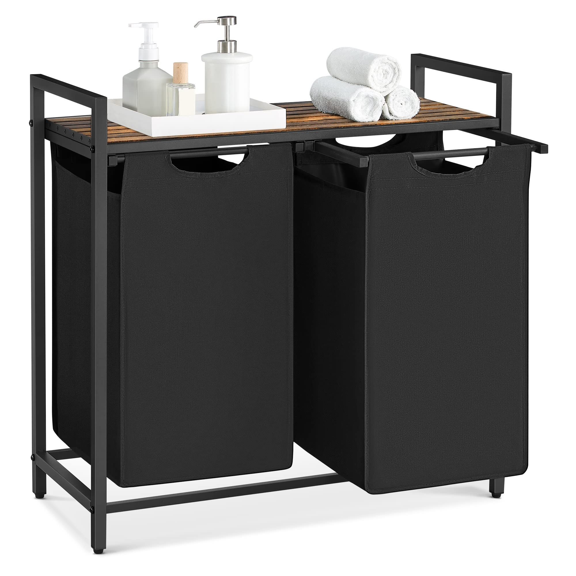 BlingBin Wäschekorb 2 Fächer, 2 x günstig online kaufen