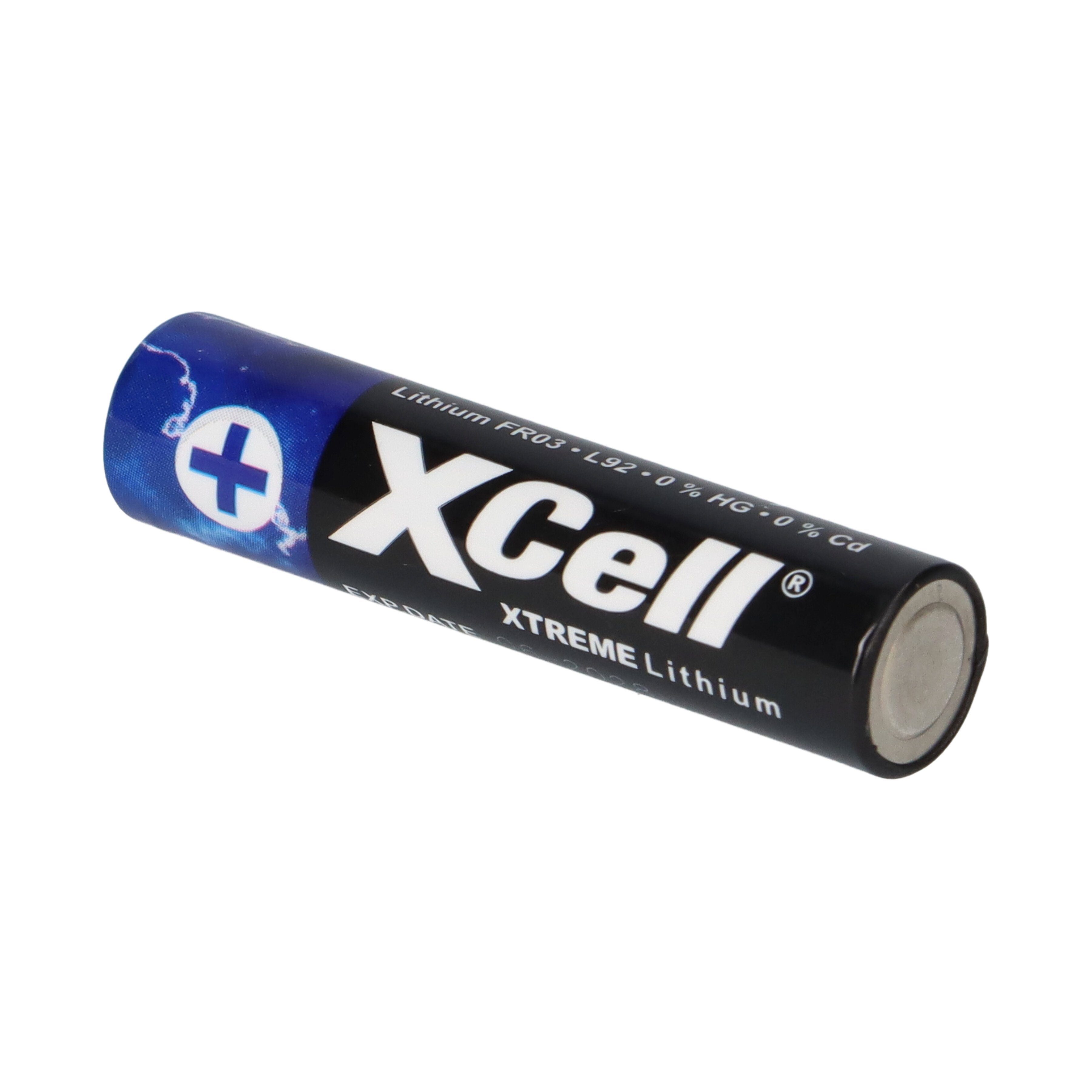XCell XTREME Lithium FR03 Micro L92 AAA Blister Batterie Batterie 4er XCell