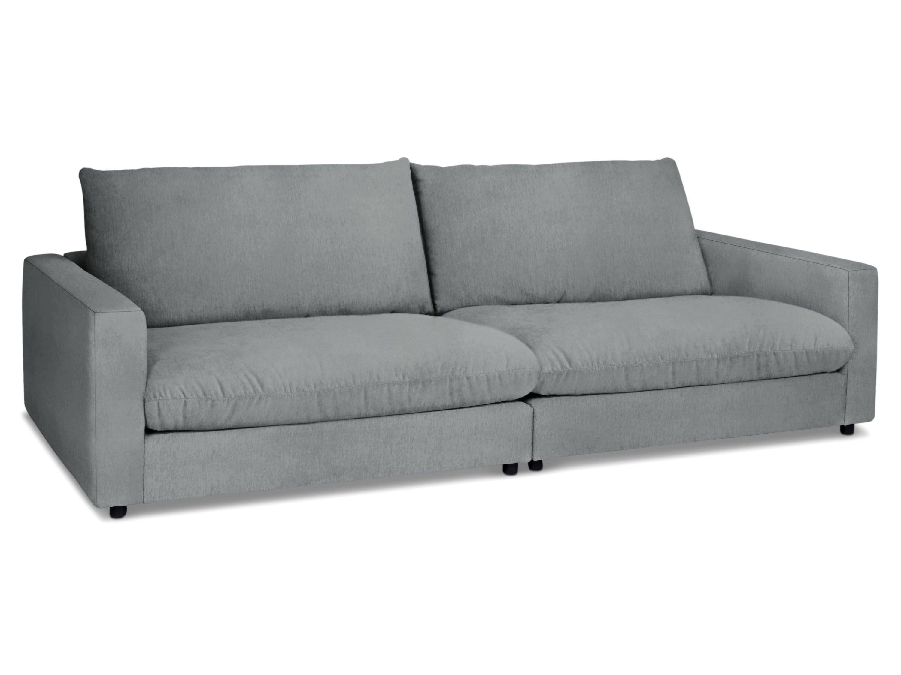 SANSIBAR Living Sofa Sofa SANSIBAR WANGEROOGE BHT 268x87x127 cm grau Couch Einzelsofa