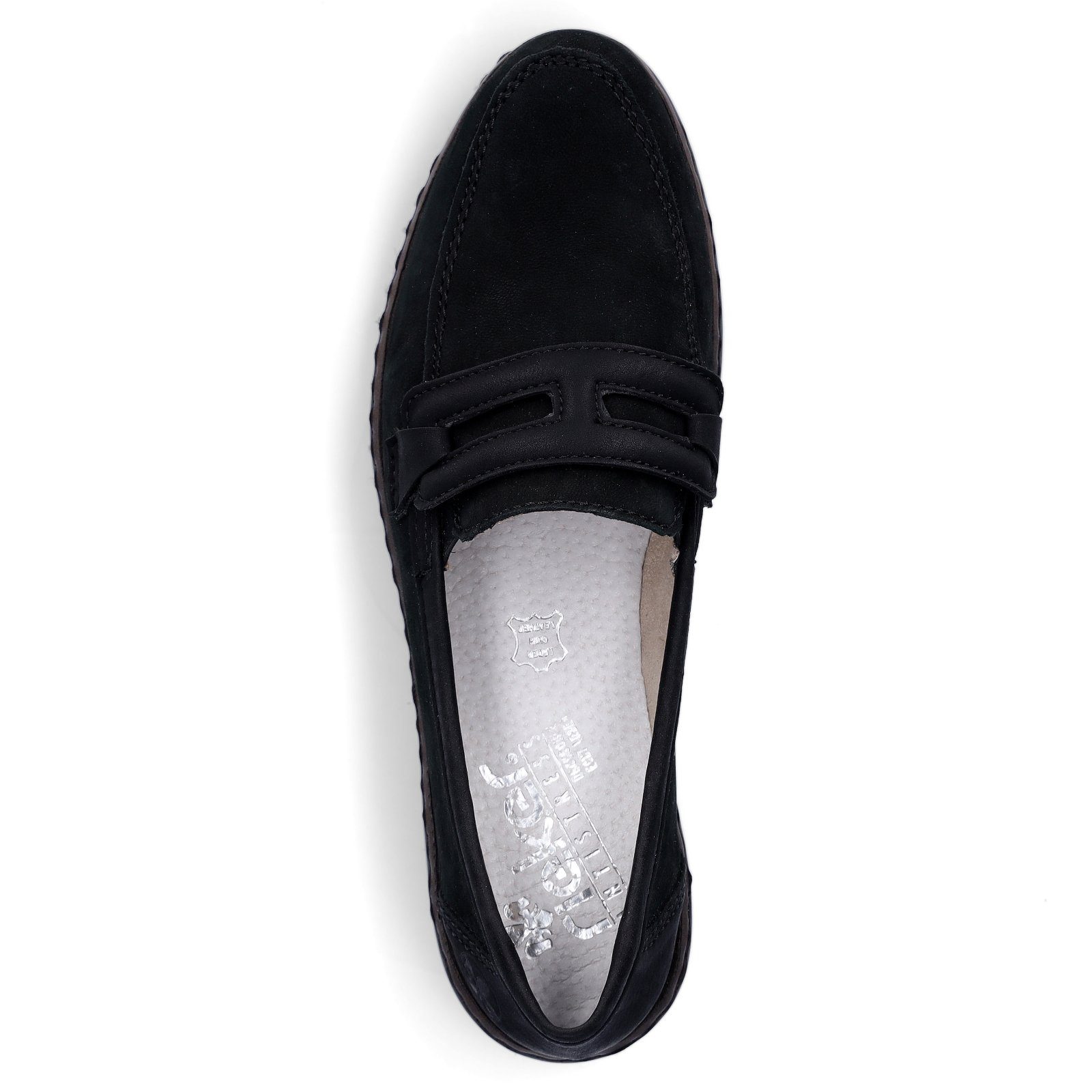 schwarz Rieker Rieker Slipper Damen Slipper