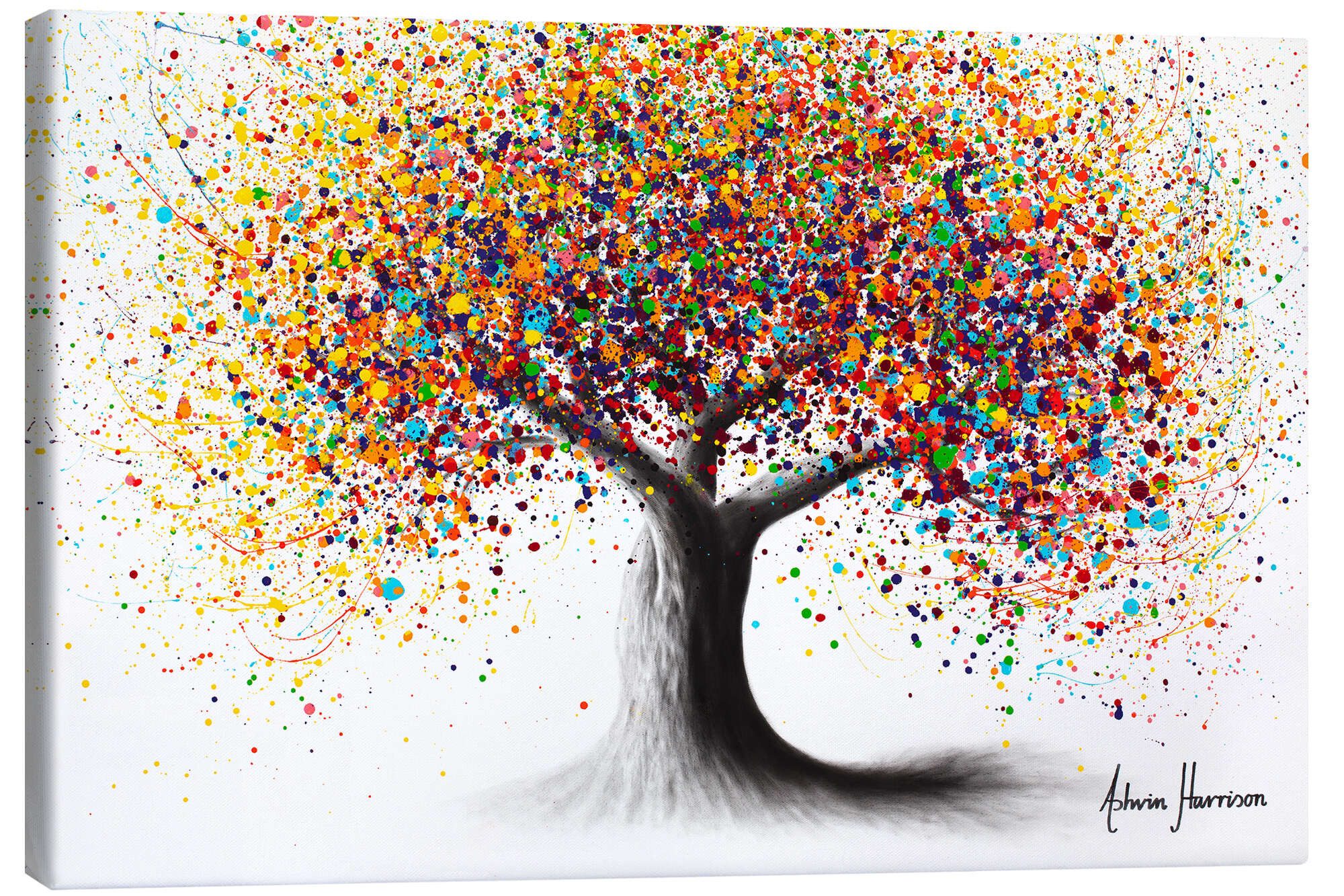 Posterlounge Wandbild Baum mit Regenbogenseele, Ashvin Harrison, erhältlich als Poster, Leinwandbild, Wandsticker oder Acrylglasbild