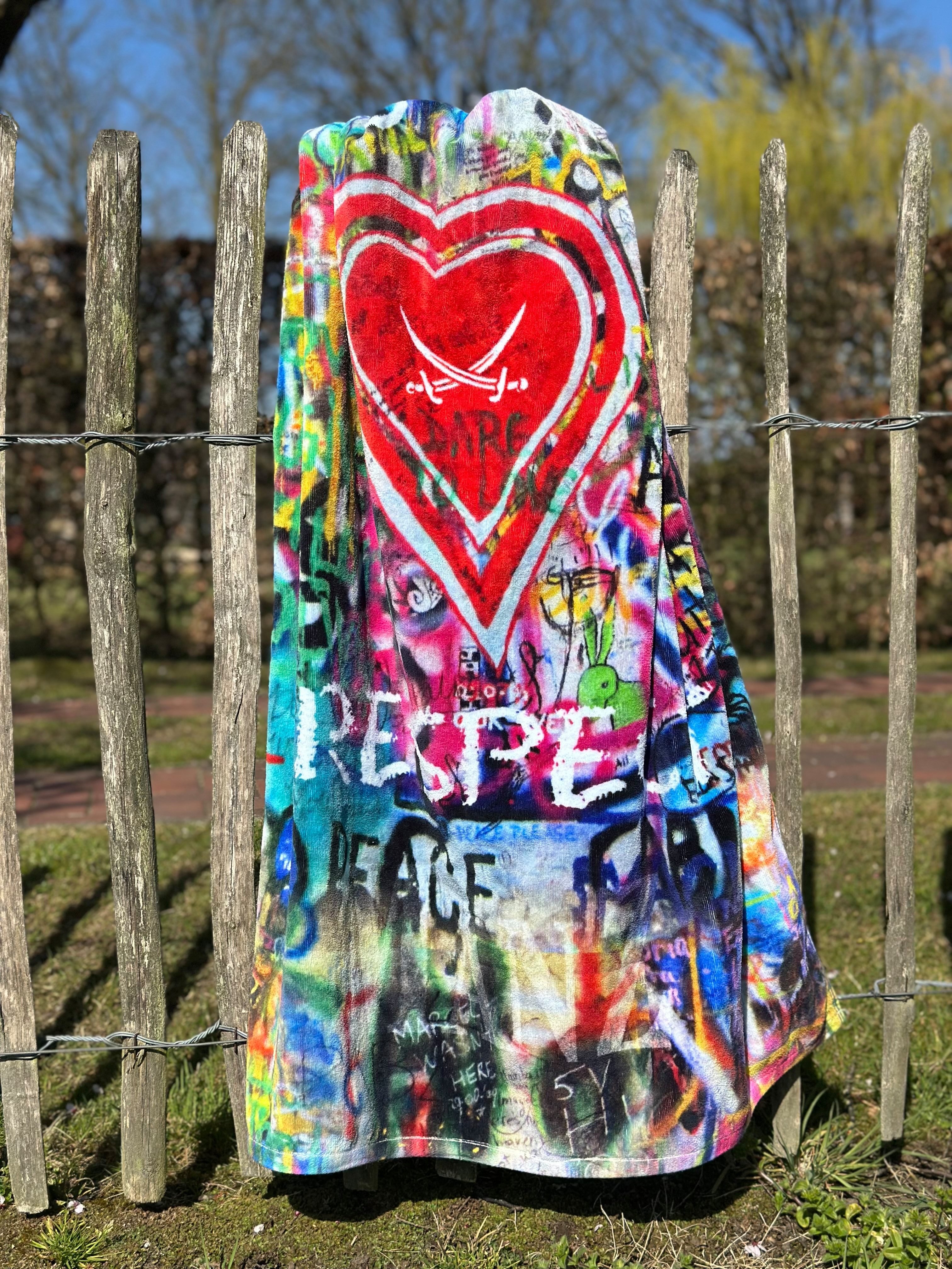 Sansibar Sylt Strandtuch Strandlaken Respect, weiches Velours, 100x180 cm, günstig online kaufen