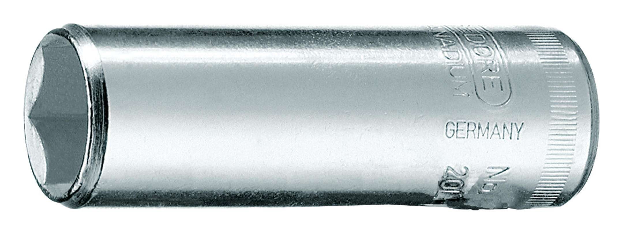 Gedore Steckschlüssel, Einsatz 1/4" Größe 10 mm 6-kant lang
