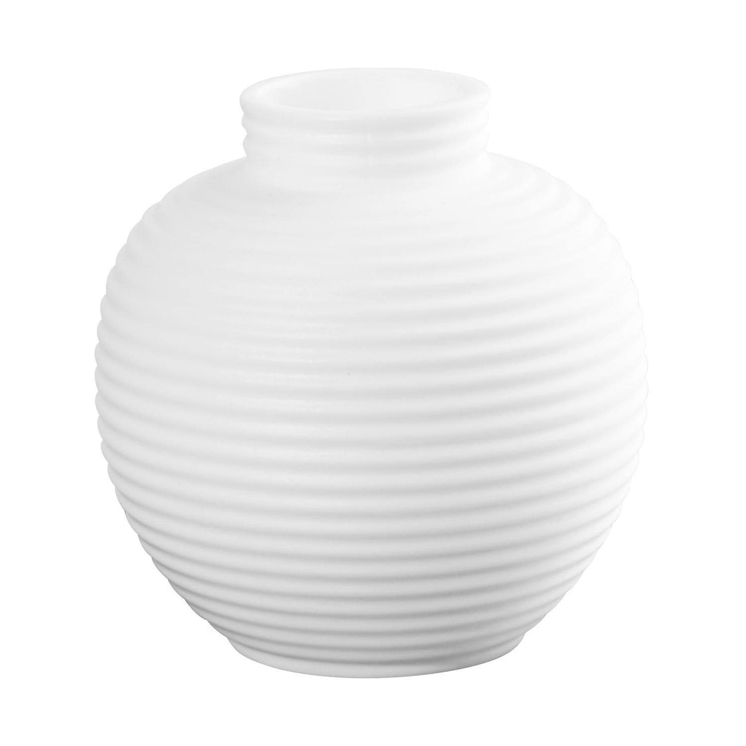 Tischvase Vase PICCOLINI, Weiß, Ø 6,5 x H 6,5 cm