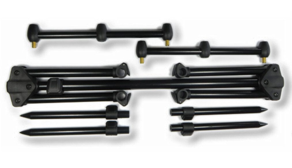 Behr Rutenständer Mini Rod Pod für 3 Ruten geeignet stabil komplett mit Tasche, (komplett mit Tasche, kompakt und stabil)