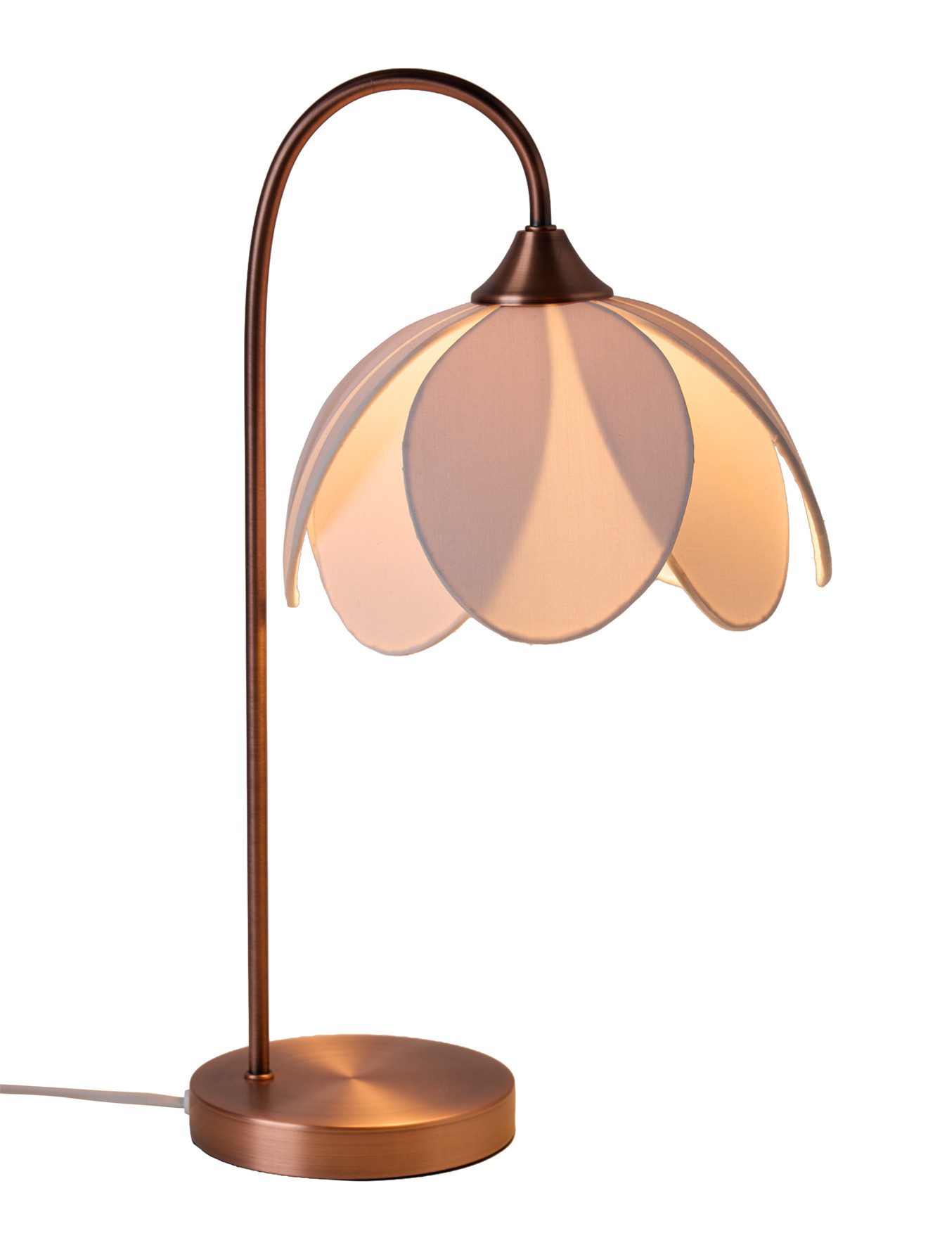 vertbaudet Nachttischlampe Tischlampe Blume mit Metallfuß Kinderzimmer