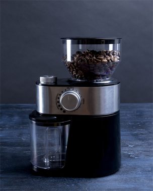 GASTRONOMA Kaffeemühle 18120001, 200 W, Scheibenmahlwerk, 200 g Bohnenbehälter