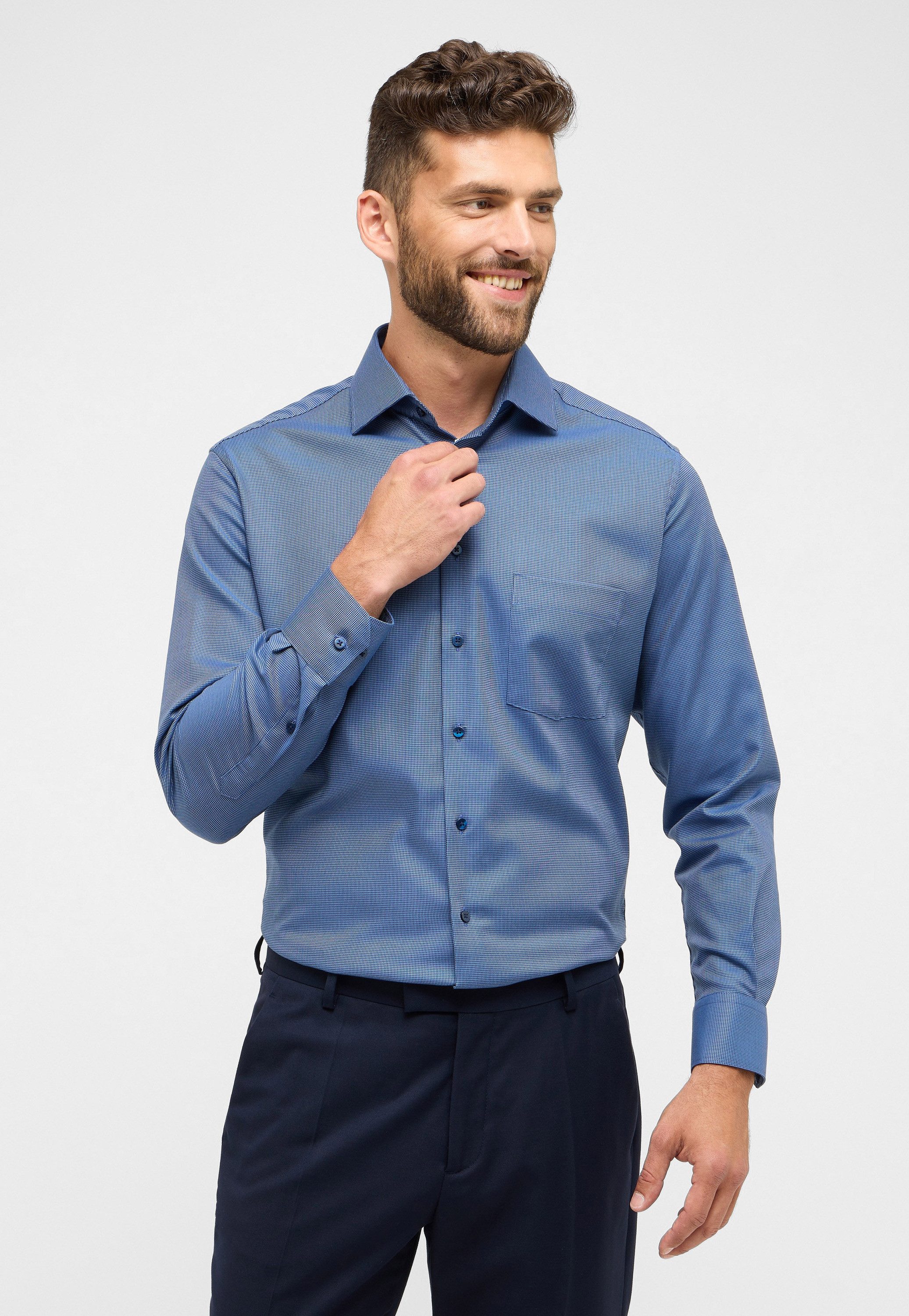 Eterna Langarmhemd MODERN FIT NON IRON günstig online kaufen