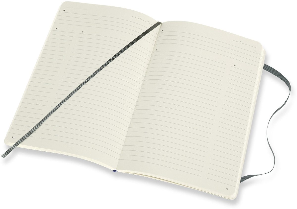 Notizbuch Professionelles Notizbuch Large A5 Softcover 96 Blatt waldgrün