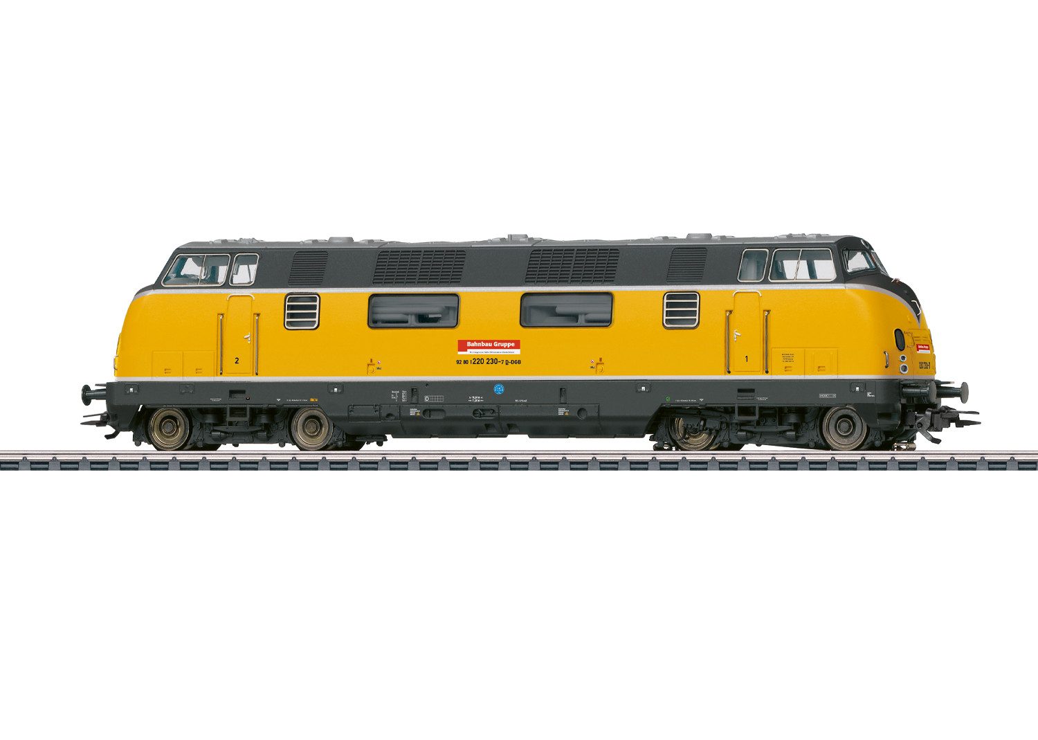 Märklin Diesellokomotive Diesellok BR 220 DBG - 37809, Spur H0, mit Licht und Geräuschelektronik