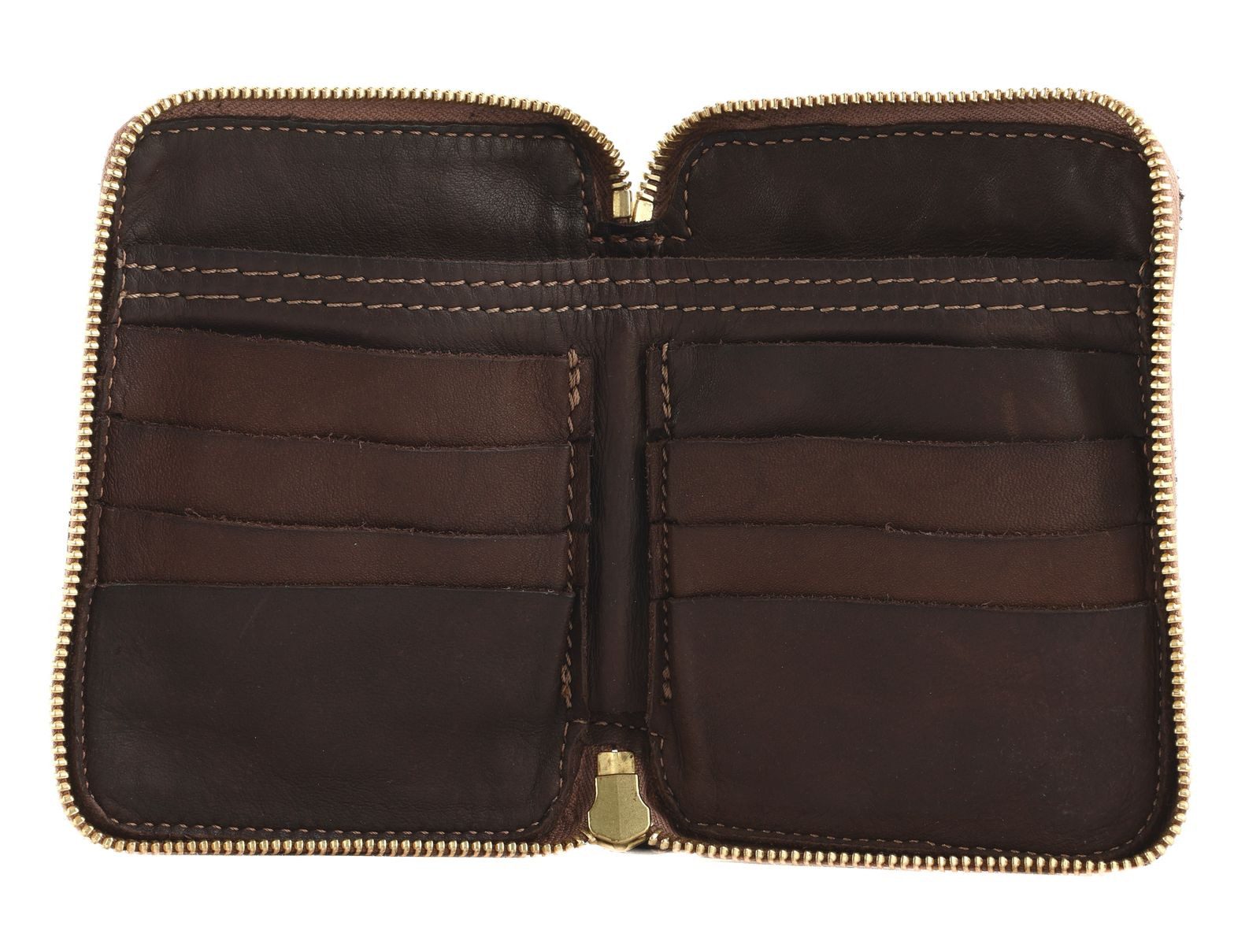 Caterina Lucchi Geldbörse Wallet Small Zip Around, aus echtem Kalbsleder
