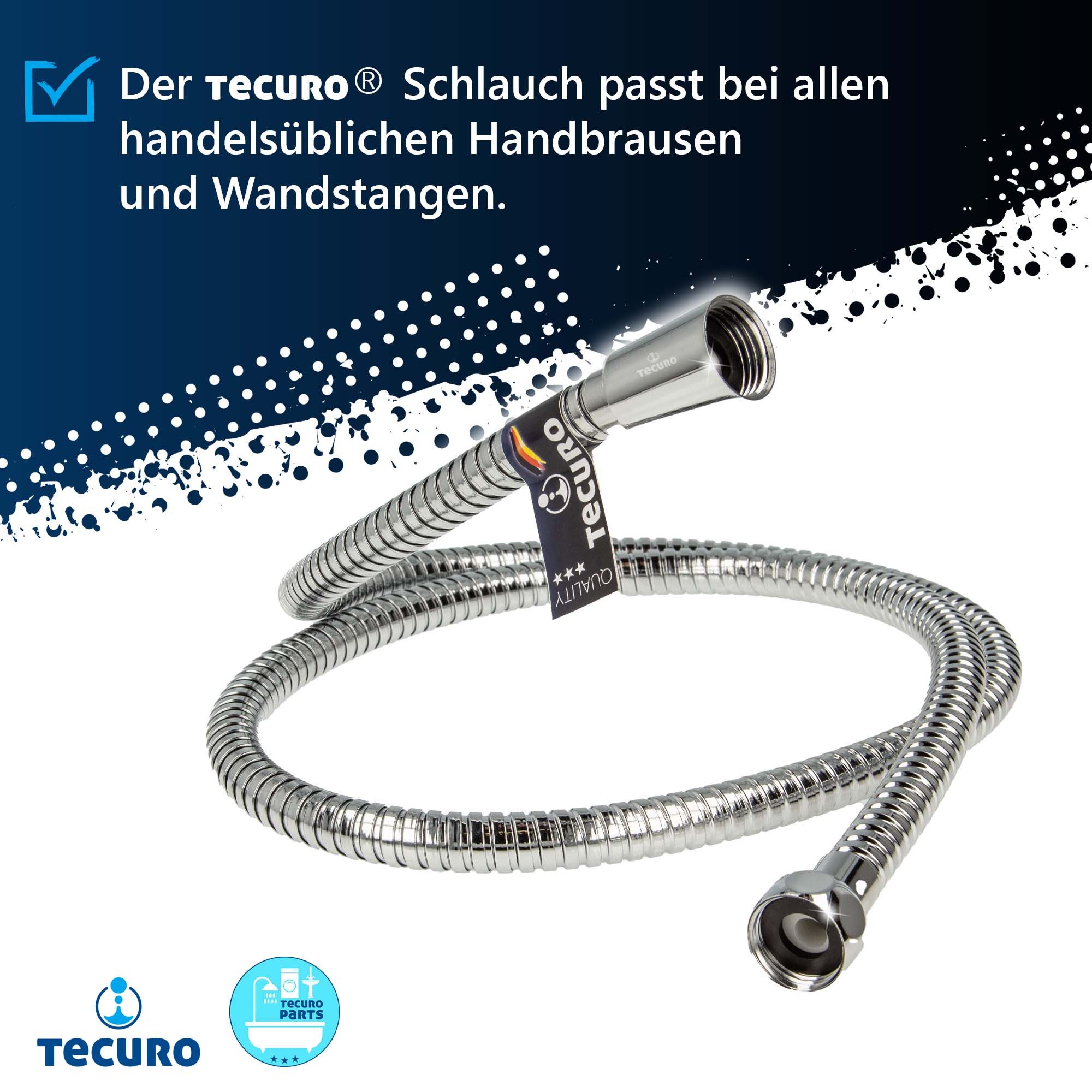 tecuro Brauseschlauch Metall Agraff Brauseschlauch, doppelt günstig online kaufen