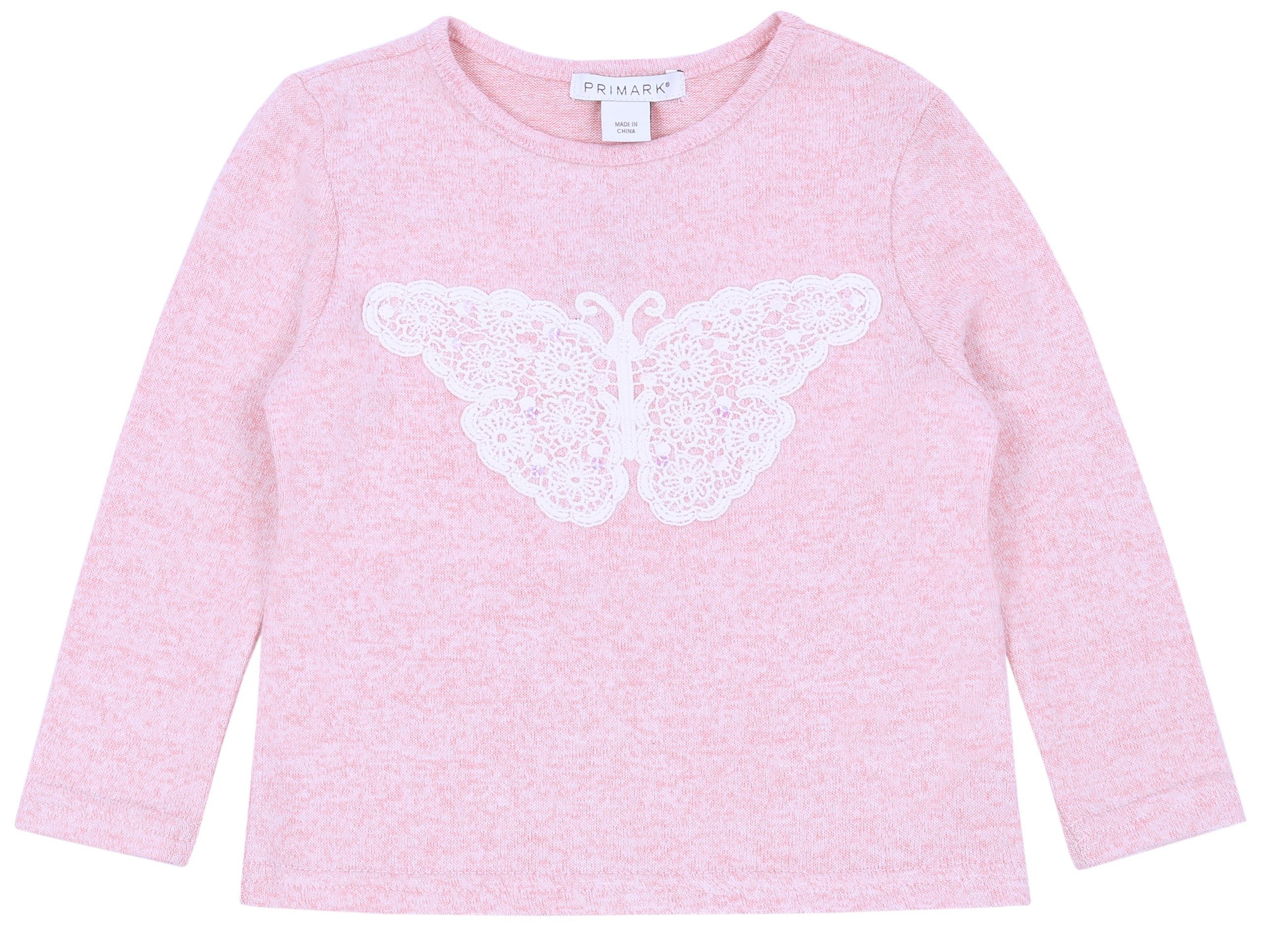 Sarcia.eu Длинные Puderpinker Пуловеры mit Schmetterling 18-24 Monate