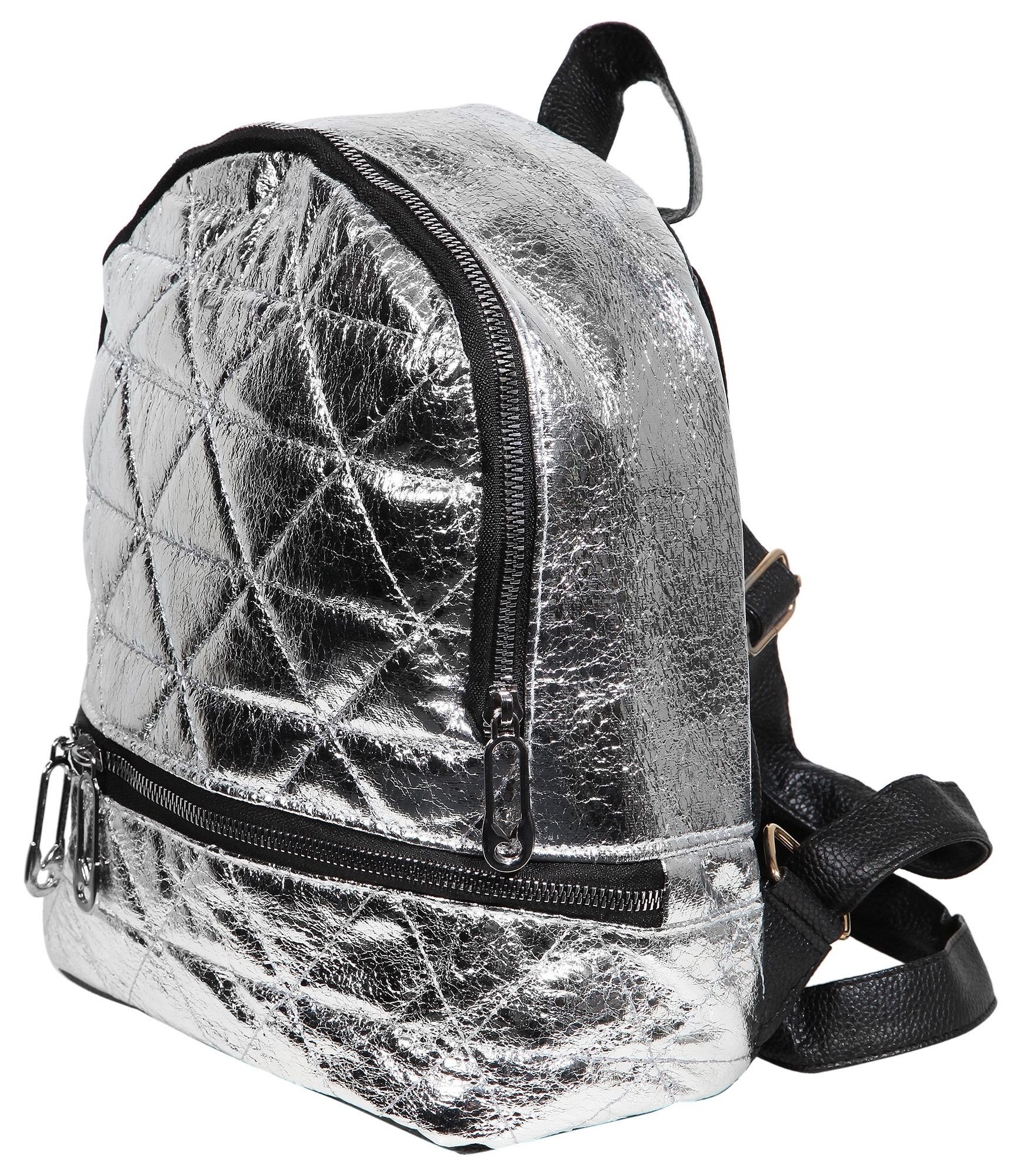 Cham Cham Rucksack Ranya Metallic Tasche Tragetasche aus Lederimitat günstig online kaufen