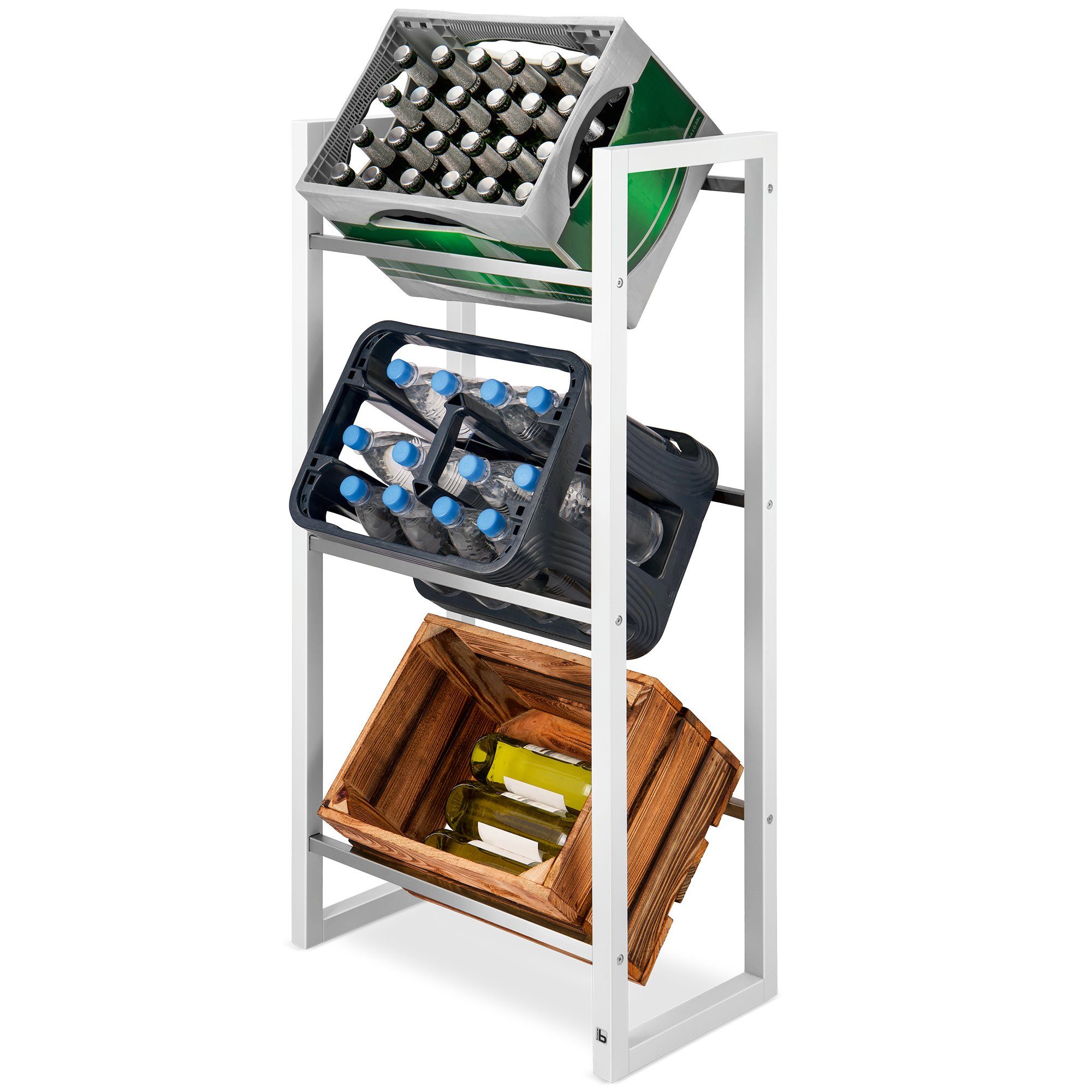 bomoe Regal Mattis, Getränkekistenregal, 55x32x112cm günstig online kaufen