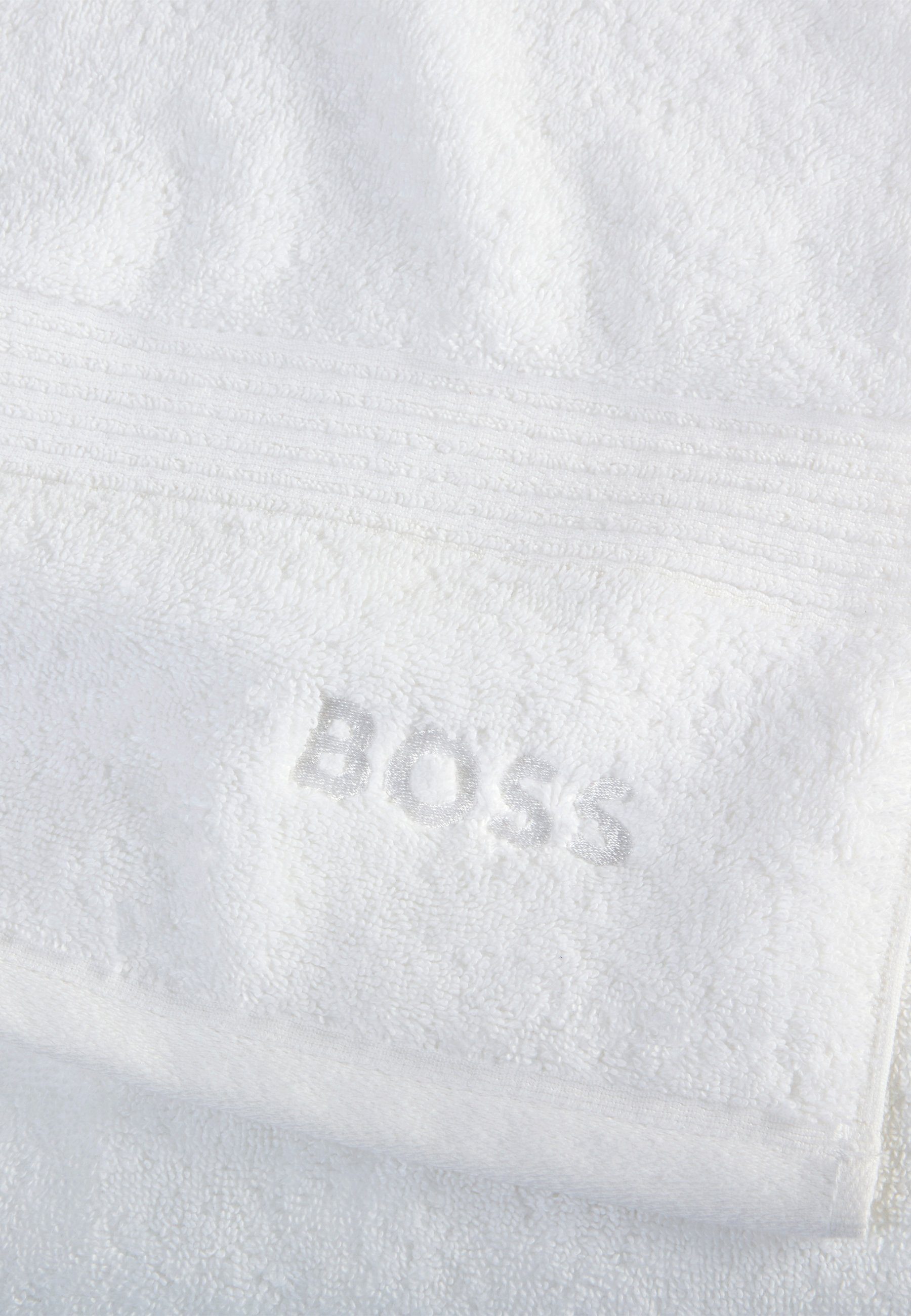 Boss mit WHITE Home Handtücher 4er-Set Hugo Waschlappen, Design modernem