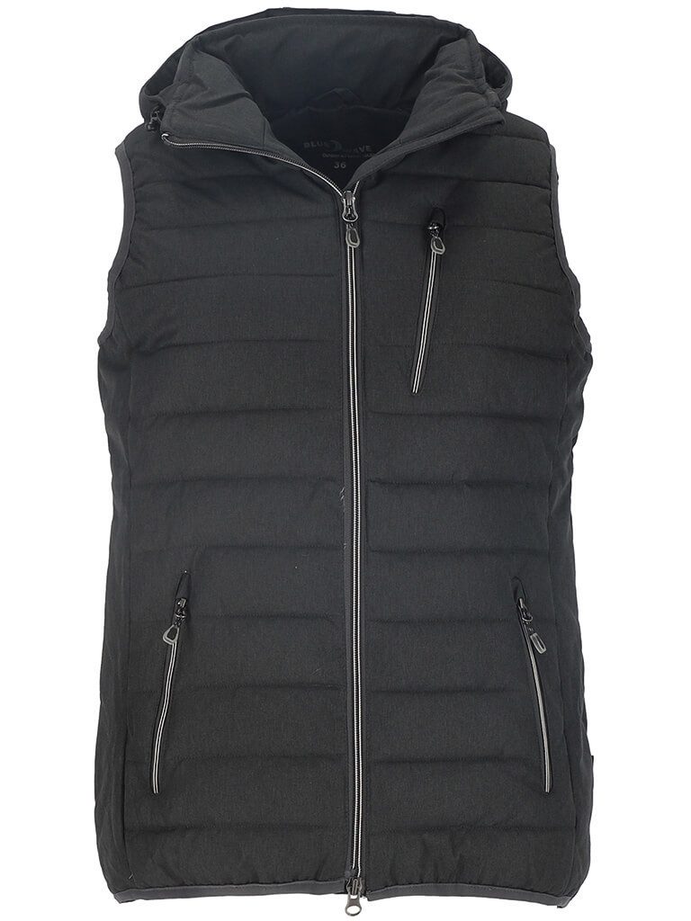 Blue Wave Steppweste Damen Weste Nathalie gesteppt mit abnehmbarer Kapuze i günstig online kaufen