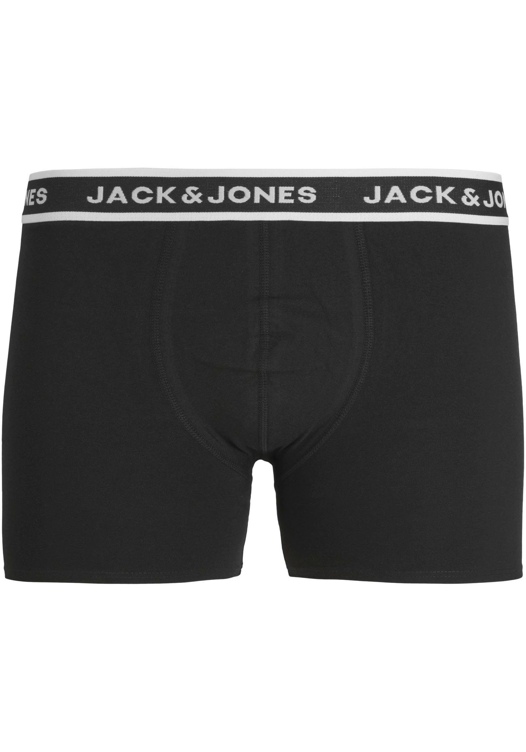 (Packung, JACSOLID 3 Jack 3-St) & BRIEFS Boxershorts BOXER Jones NOOS PACK black