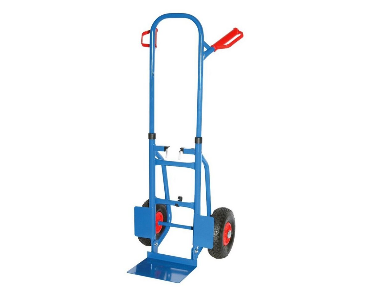 Thumbnail - SZ METALL Sackkarre faltbar, Transportkarre, Traglast 250 kg, Luftbereifung, zusammenklappbar