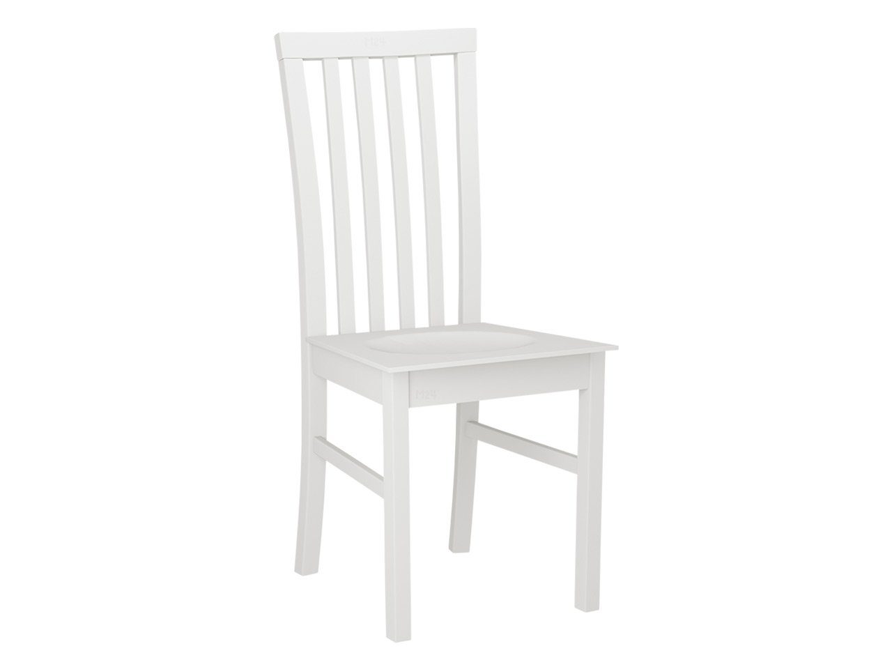 MIRJAN24 Stuhl Milano I DR (1 Stück), aus Buchenholz, 43x40x93 cm Weiß