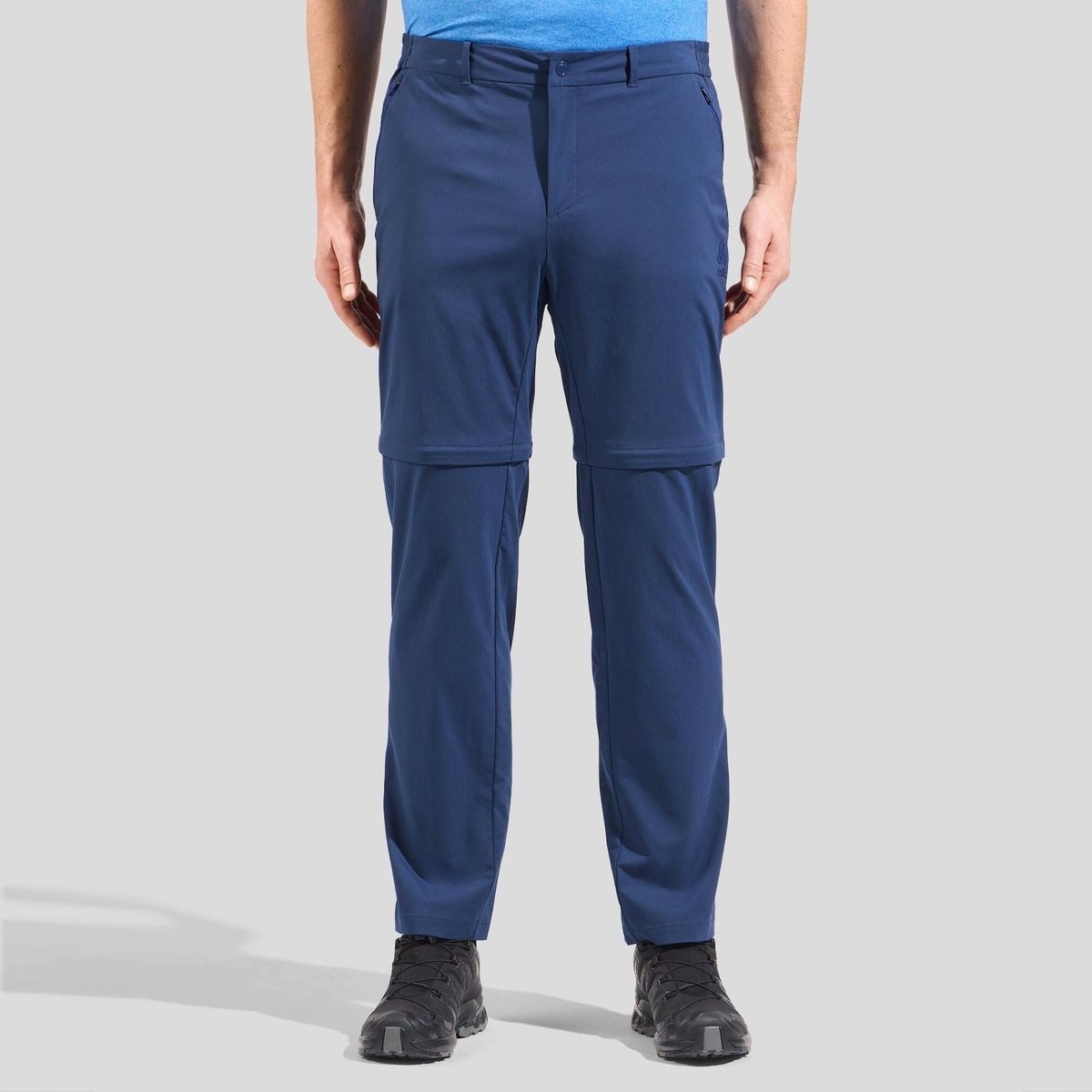 Odlo Outdoorhose The Ascent Light Zip-off Hiking Pants Leichte, wasserabweisende Wanderhose mit Zip-off-Funktion und
