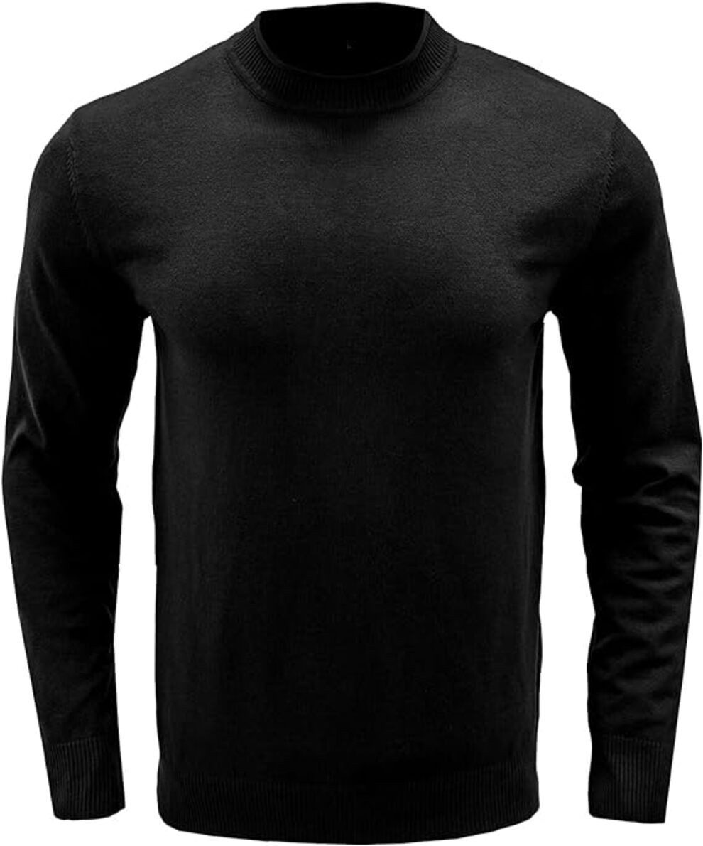 Rundhalspullover Strickpullover Herren Oberteil Rundhalsausschnitt Langarm günstig online kaufen
