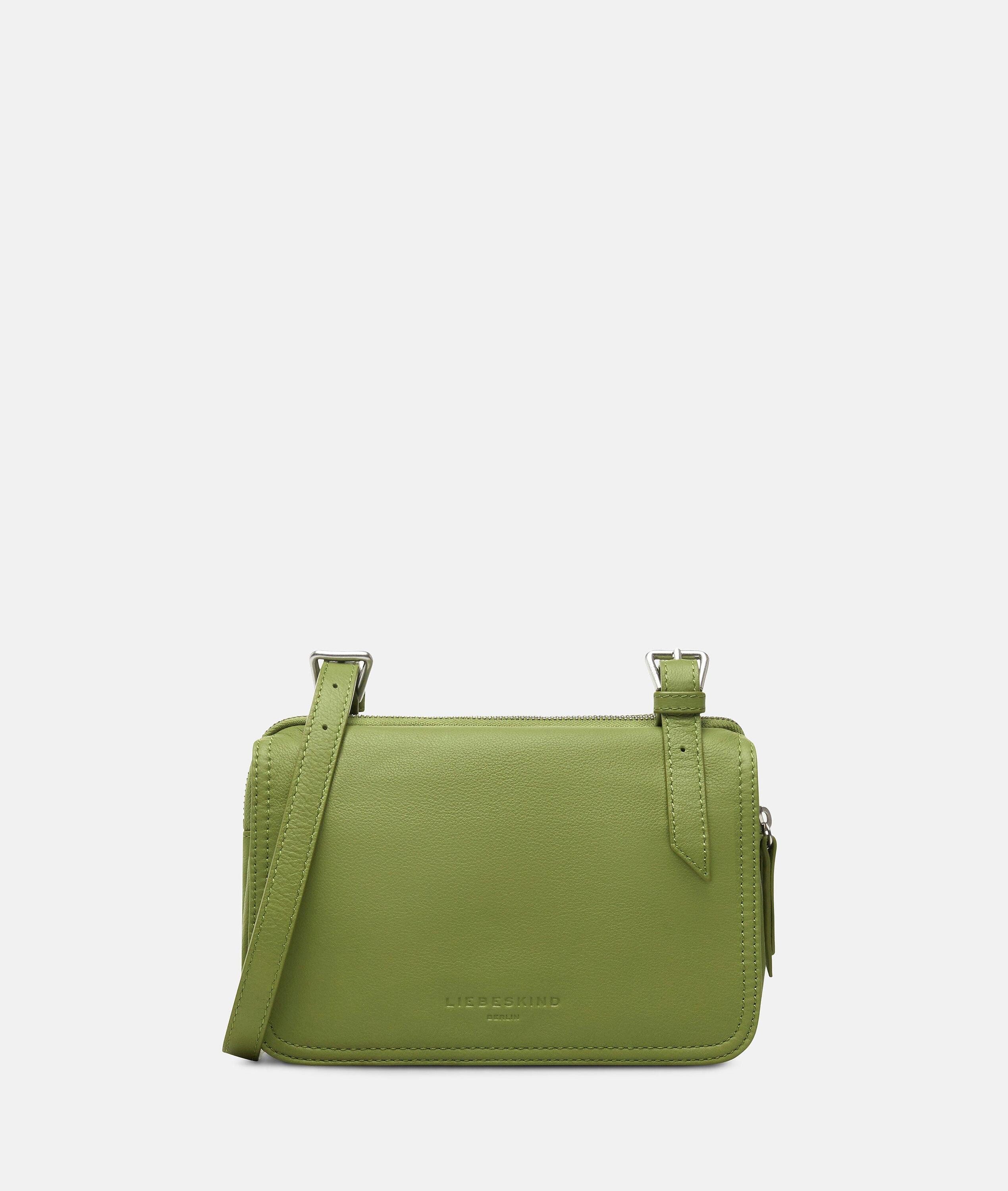 Liebeskind Berlin Umhängetasche Mareike Crossbody M, Handliche Crossbody-Bag aus natürlich genarbtem Leder