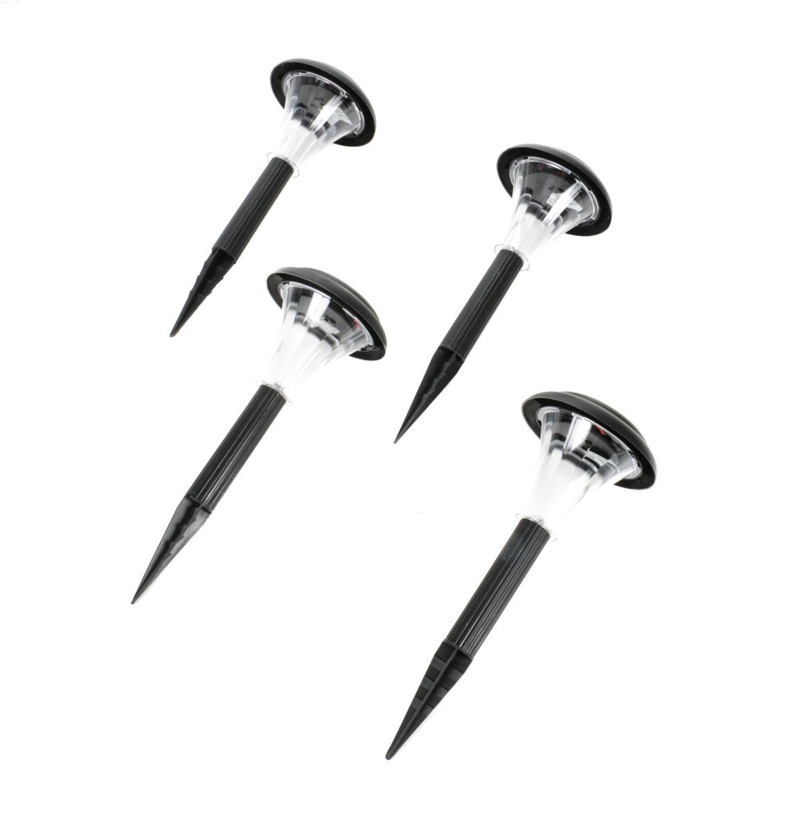 Bubble-Store LED Solarleuchte 4er Set Solarleuchte, LED fest integriert, weiß, Solarleuchten