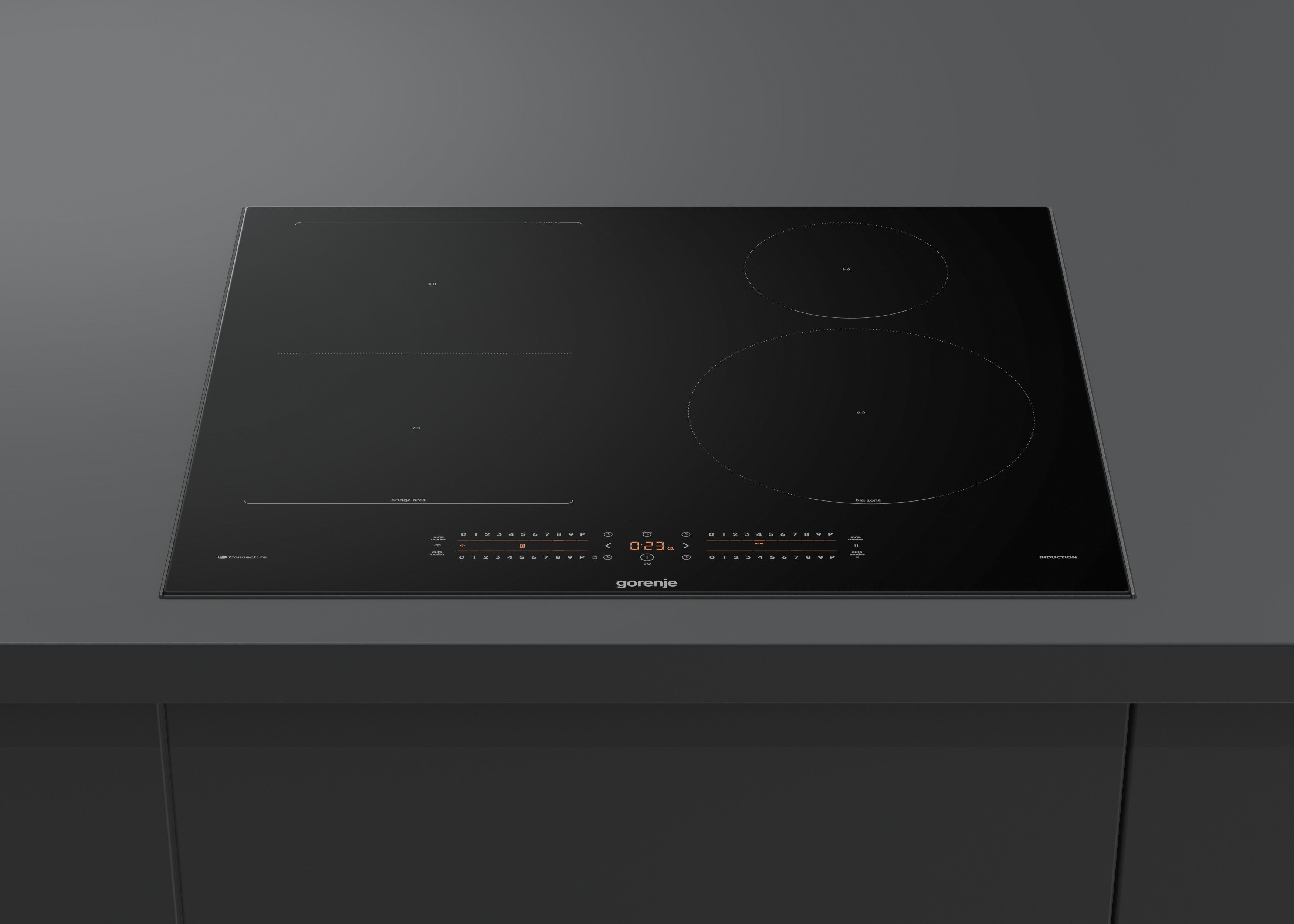GORENJE Flex-Induktions-Kochfeld GI6432BXWF, 60cm Induktionskochfeld mit BridgeZone