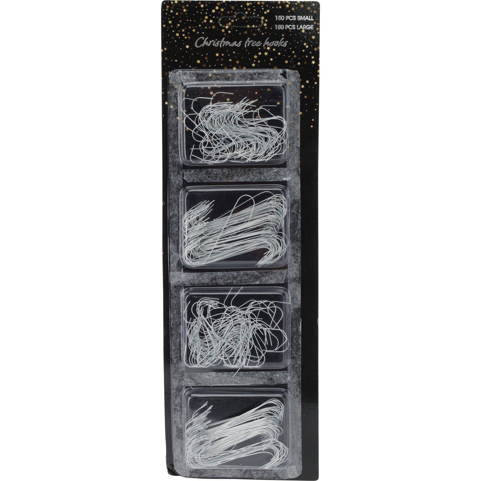 Home & styling collection Weihnachtsbaumkugel Aufhänger für Weihnachtskugel, 300 Stück