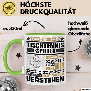 Trendation Tasse Tischtennisspieler Geschenk Kaffee-Tasse Geschenkidee für Tischtenniss