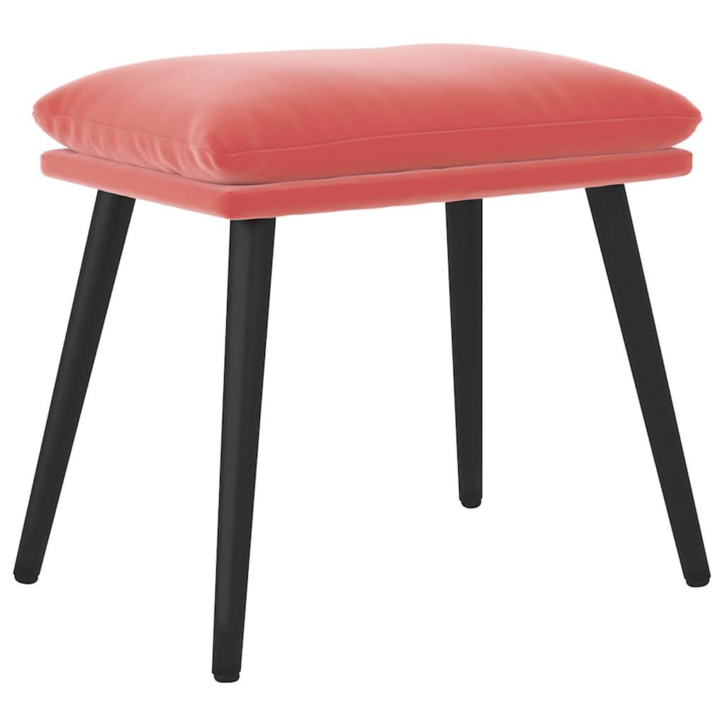 vidaXL Polsterhocker Fußhocker Rosa 45x29,5x35 cm Samt (1 St)
