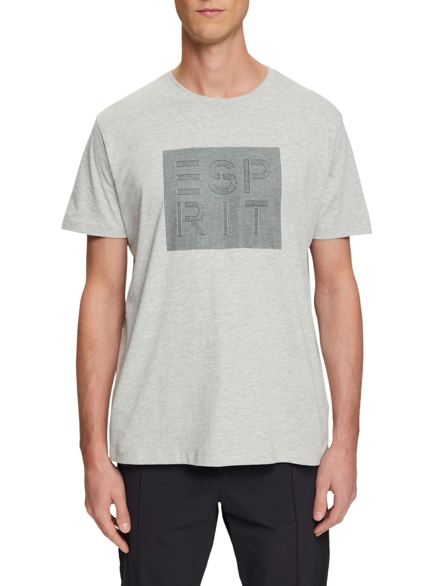 Esprit T-Shirt T-Shirt (1-tlg) Logo-Print mit