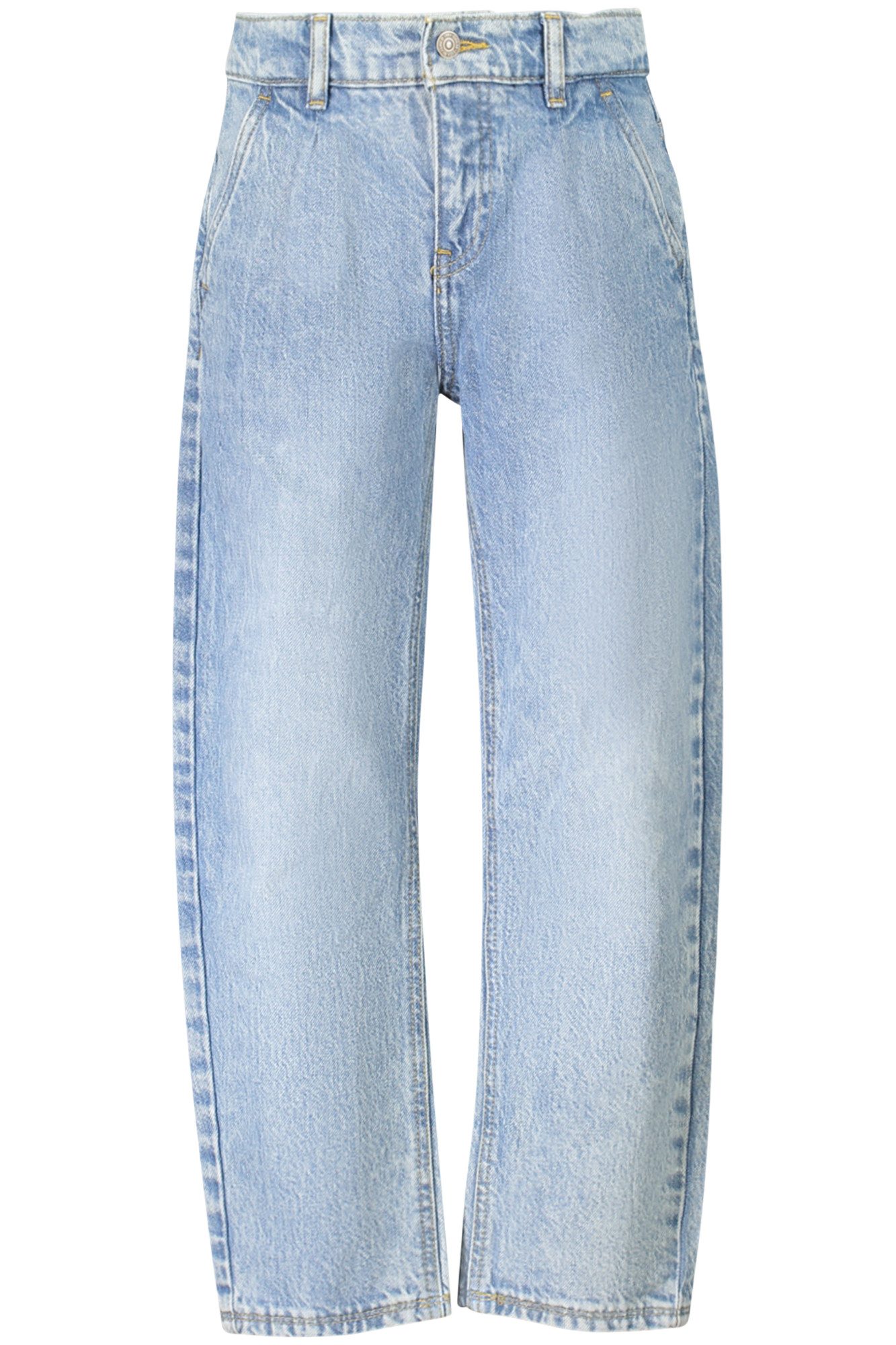 GUESS JEANS 5-Pocket-Jeans Stylische Mädchen-Jeans in Hellblau mit verstellbarem Innengummizug