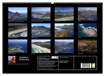 CALVENDO Wandkalender Südafrika - Küstenflug von Kapstadt bis Dyker Island (Premium, hochwertiger DIN A2 Wandkalender 2023, Kunstdruck in Hochglanz)