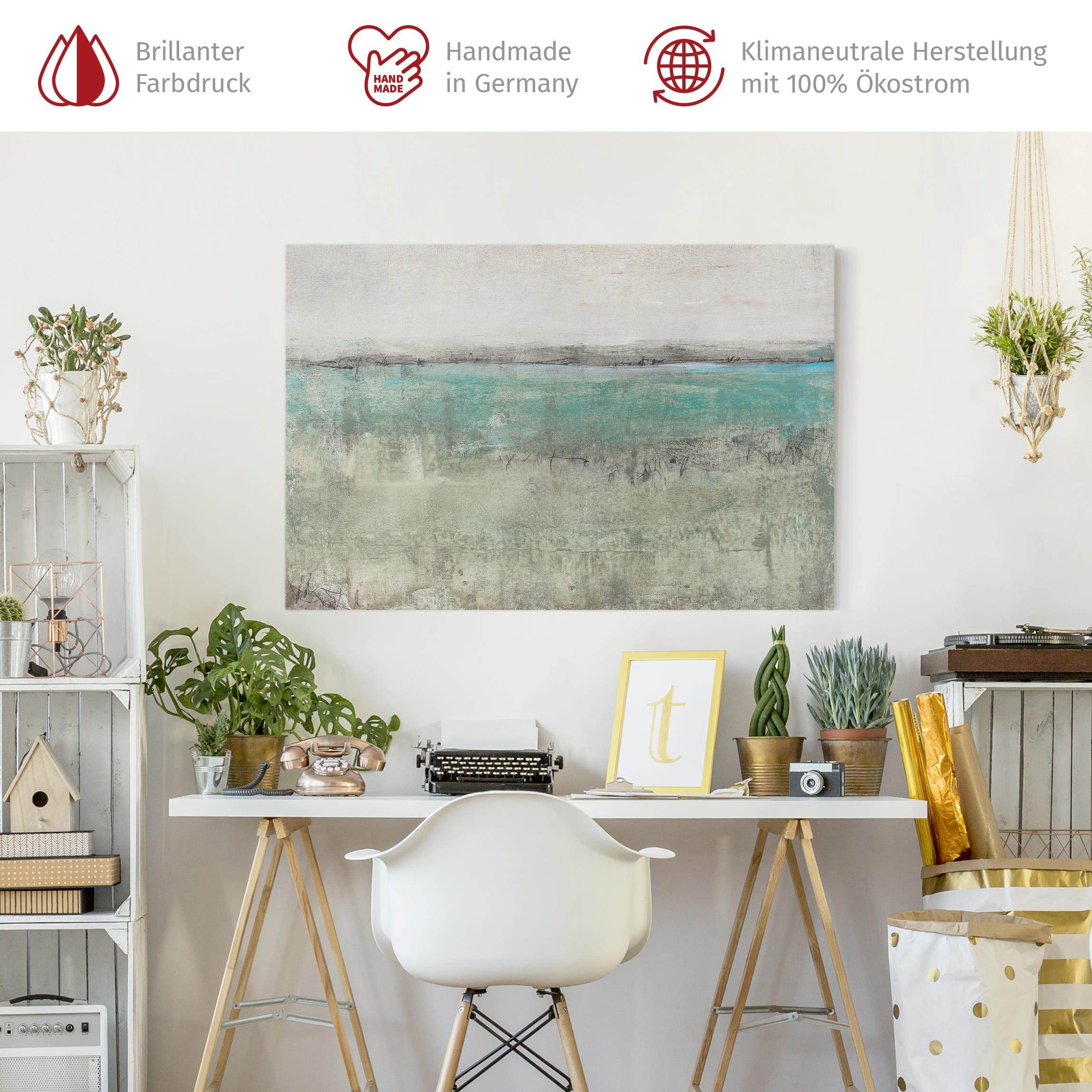 Bilderdepot24 Leinwandbild Abstrakt Modern Strand Horizont günstig online kaufen