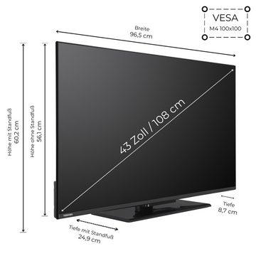 Toshiba 43LF3F63DAZ LCD-LED Fernseher (108 cm/43 Zoll, Full HD, Fire TV, HDR, Triple-Tuner, Alexa Built-In, Bluetooth)