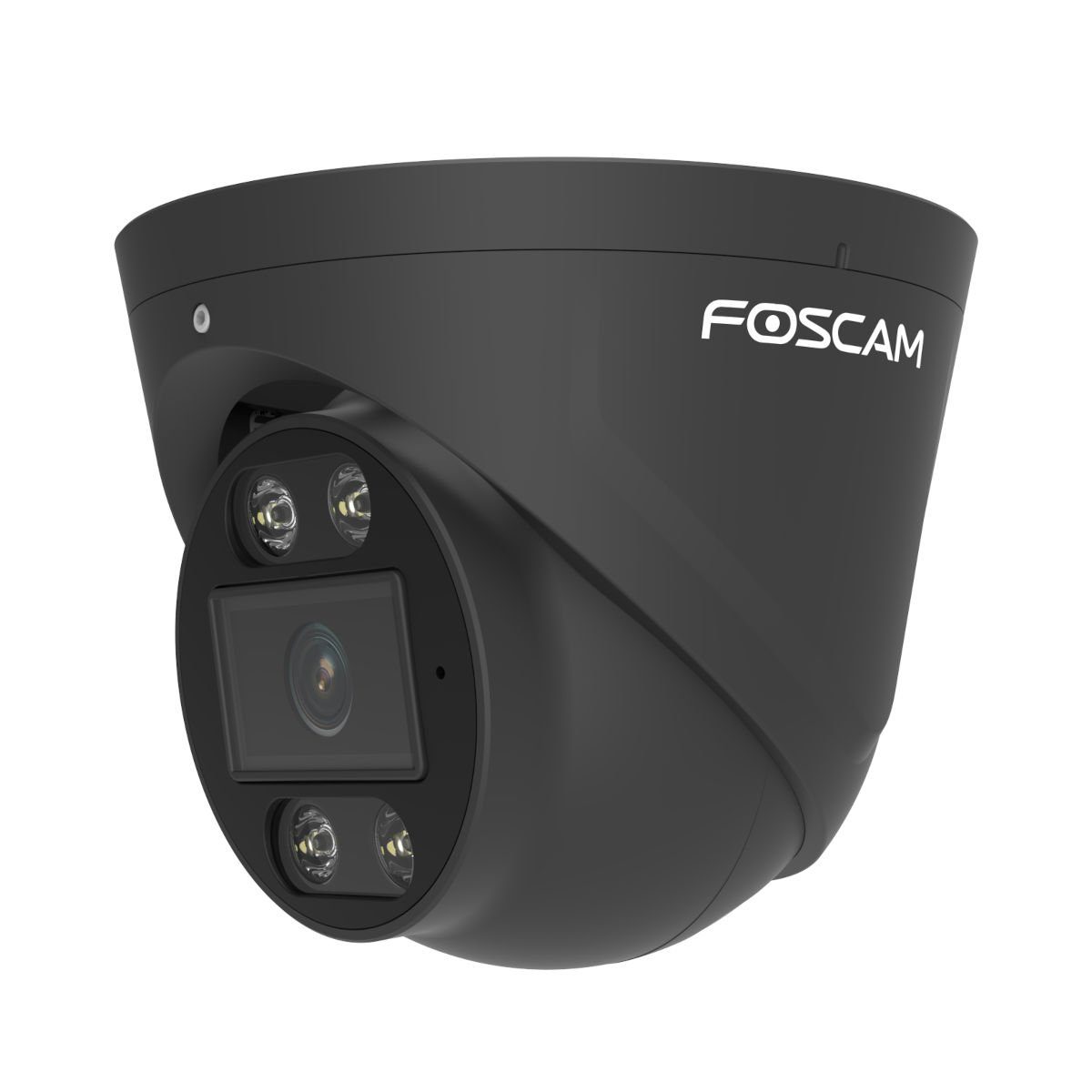 Foscam Überwachungskamera FN9108E-T4-2T 8-Kanal 3K 5 MP PoE Videoüberwachungsset mit 4x Kameras (5-tlg., 1x Foscam FN9108E NVR mit 2 TB HDD, 4x Foscam T5EP Überwachungskamera, PoE (Power-over-Ethernet), Zwei-Wege-Audio und Alarmsirene)
