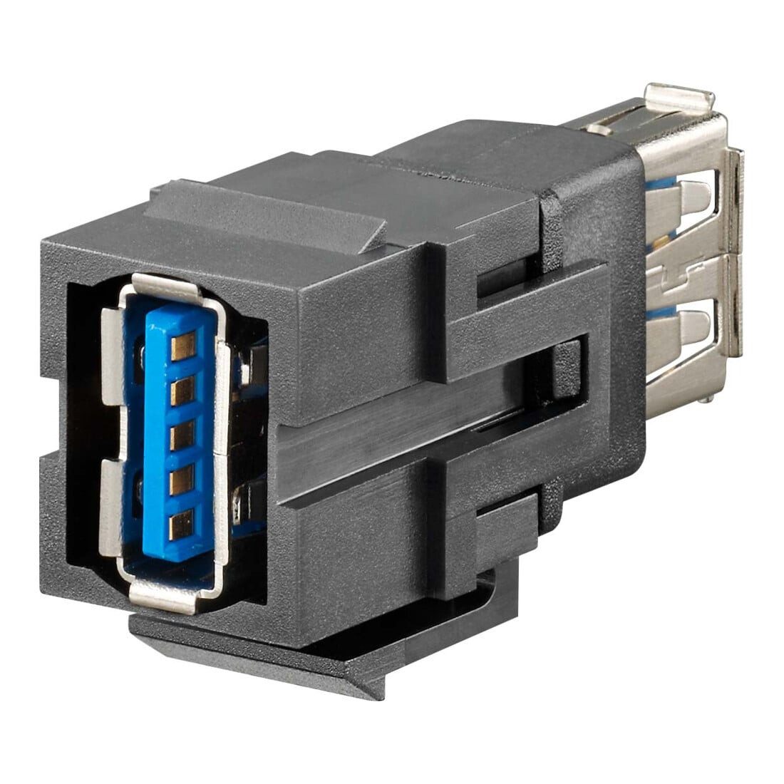 Rutenbeck Montageklemme Rutenbeck Kommunikationsadapter Keystone KMK-USB 3.0 sw