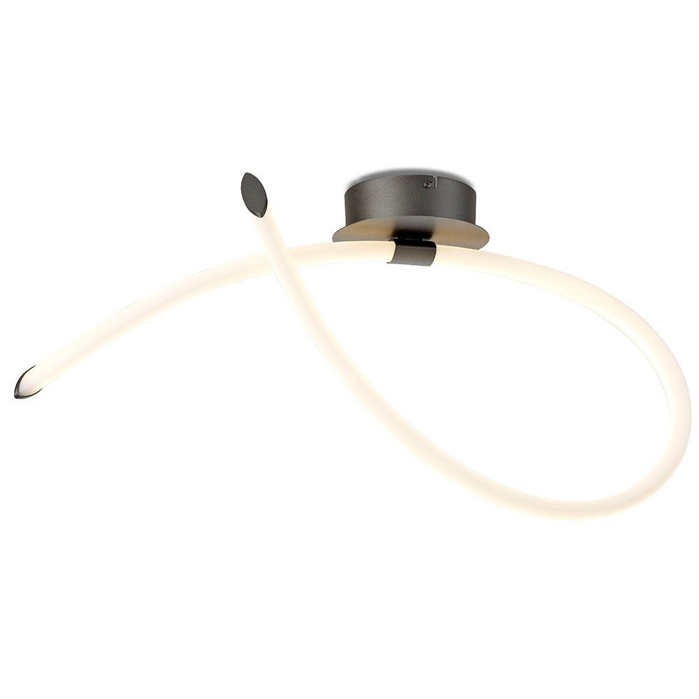 Mantra Deckenleuchte LED-Deckenleuchte Armonia Schleife Weiß/Titan Weiß.Titan