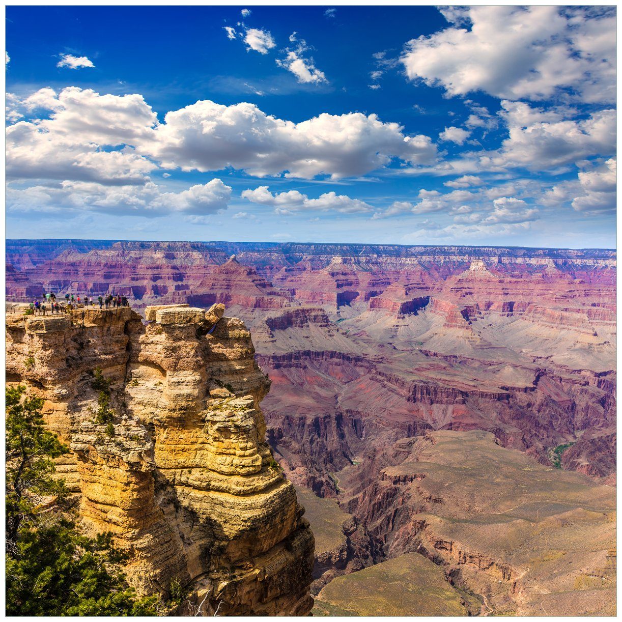 Wallario Tischplatte Felsenschlucht Canyon St), Lack Arizona Park geeignet im für Grand Ikea (1 Tisch