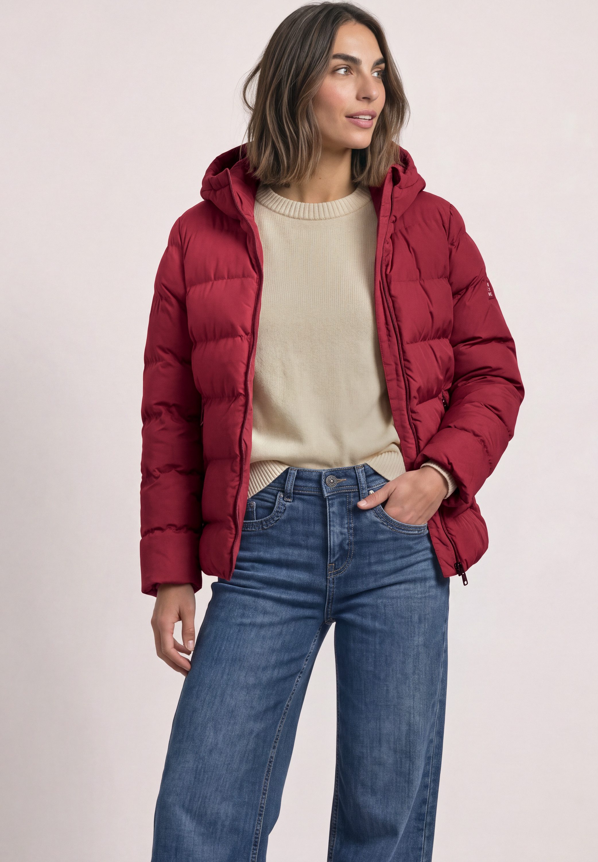 STREET ONE Steppjacke mit Kapuze