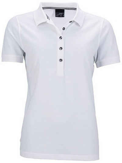 James & Nicholson Poloshirt Damen Pima Polo / feine Piqué-Qualität